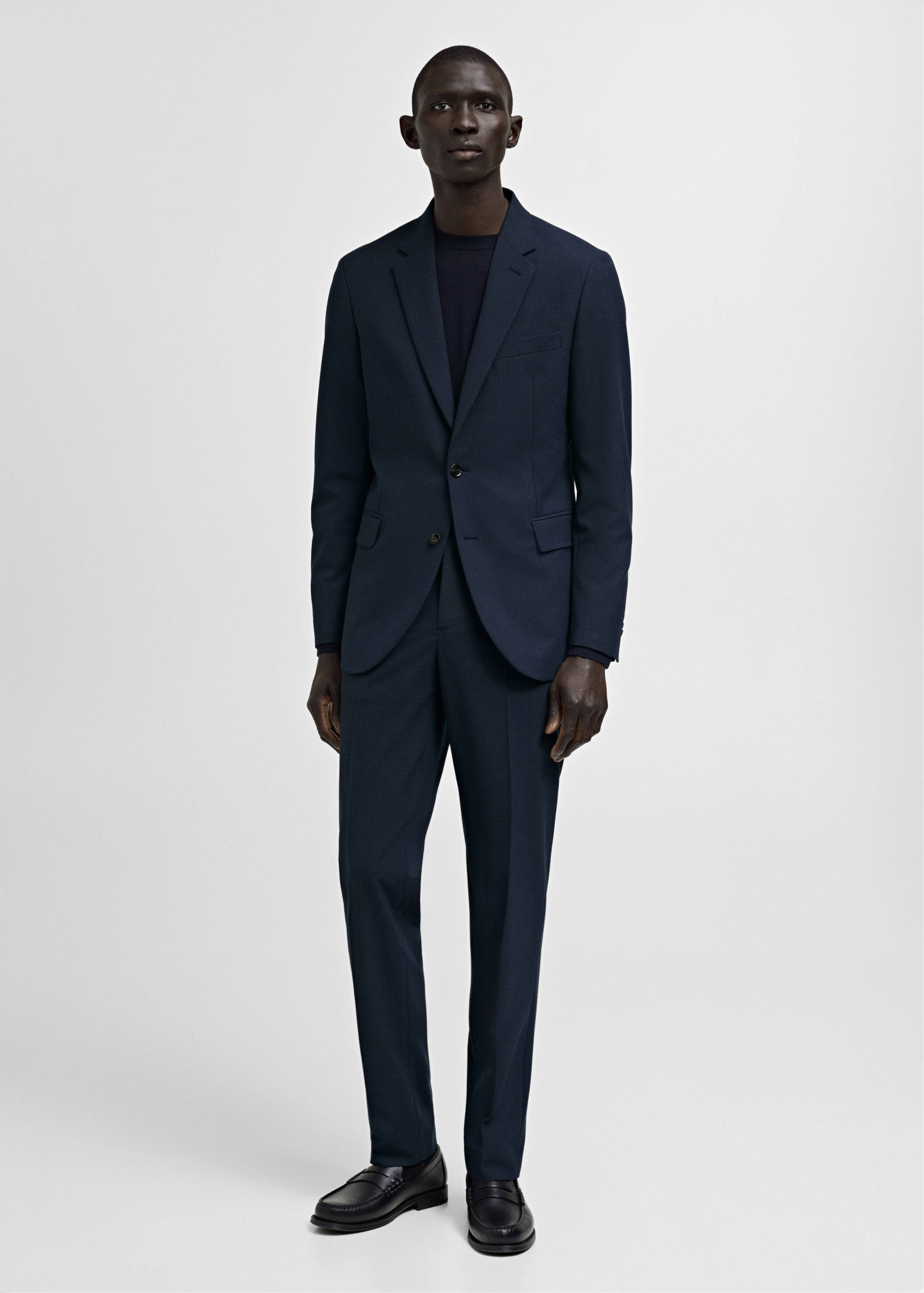 米兰修身版型西装裤 - null