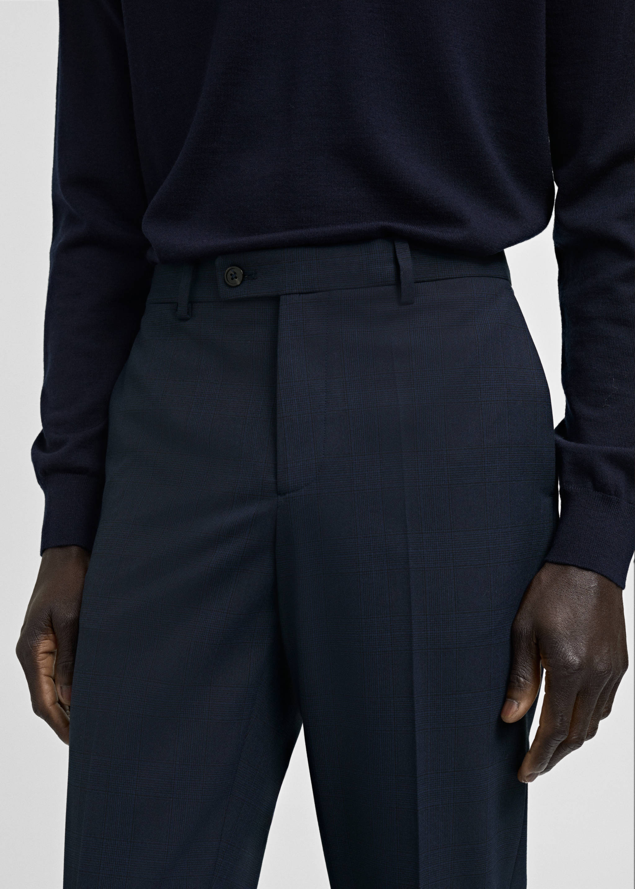 米兰修身版型西装裤 - null