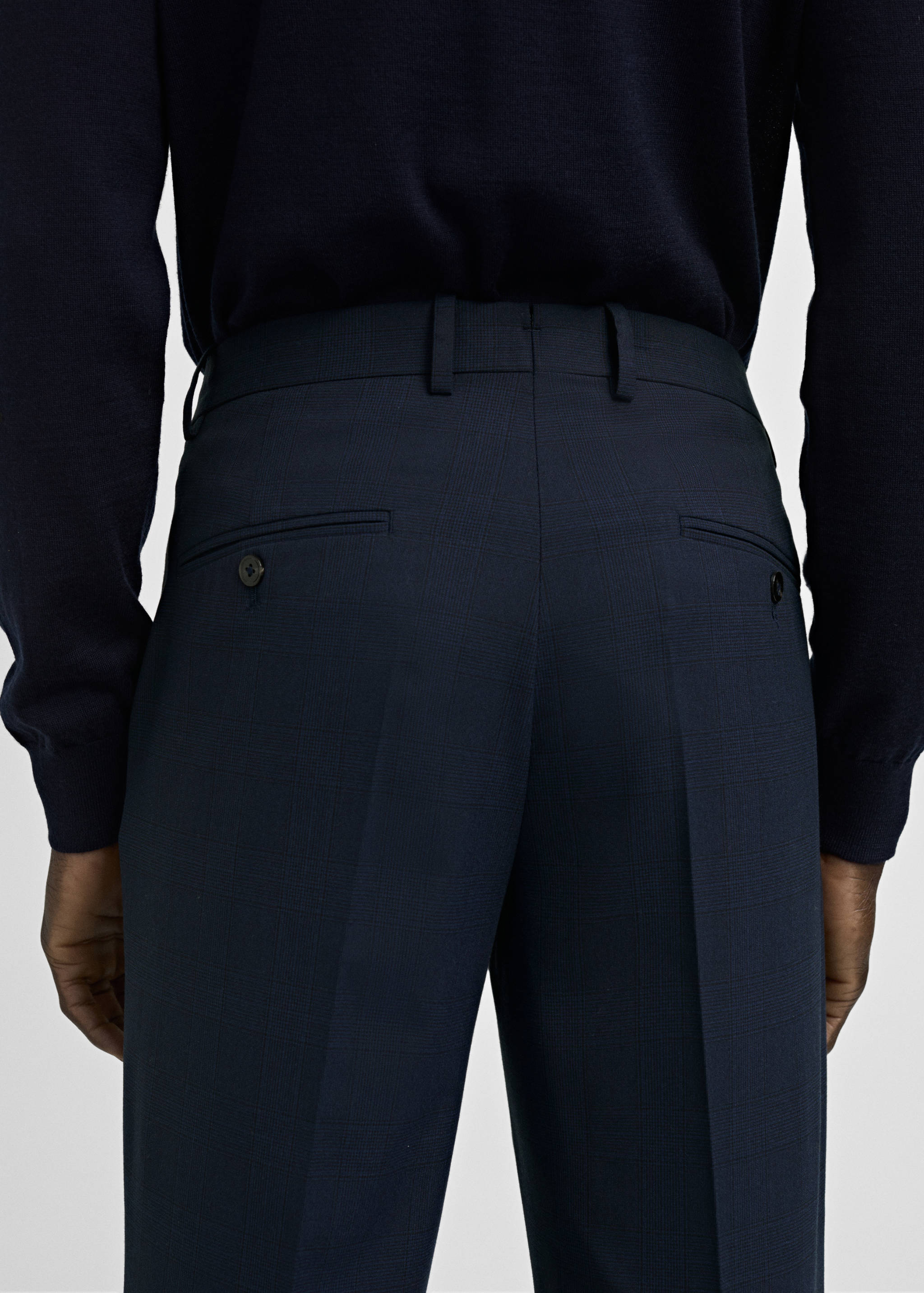 米兰修身版型西装裤 - null