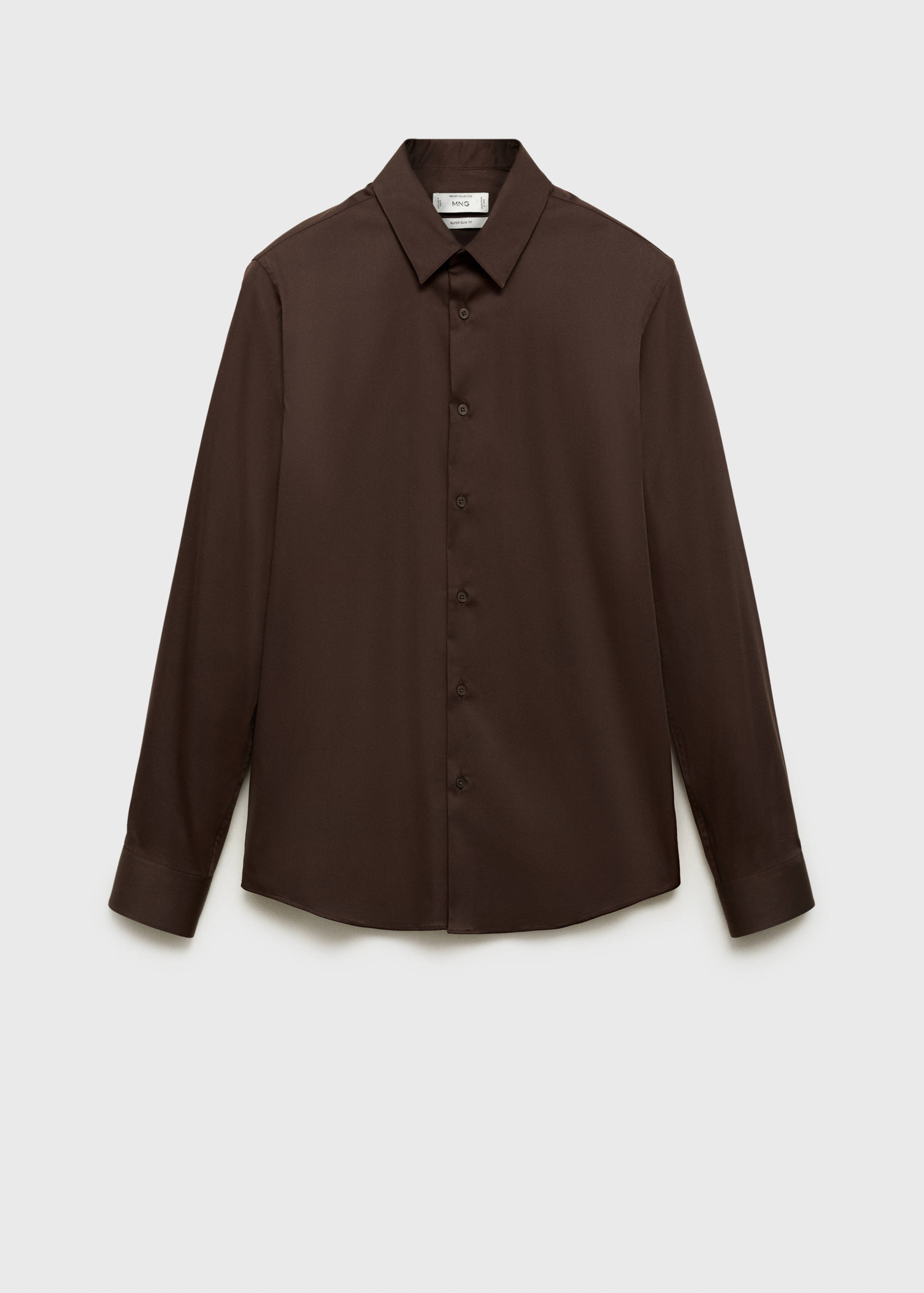 Super slim fit cotton stretch suit shirt - Article without model