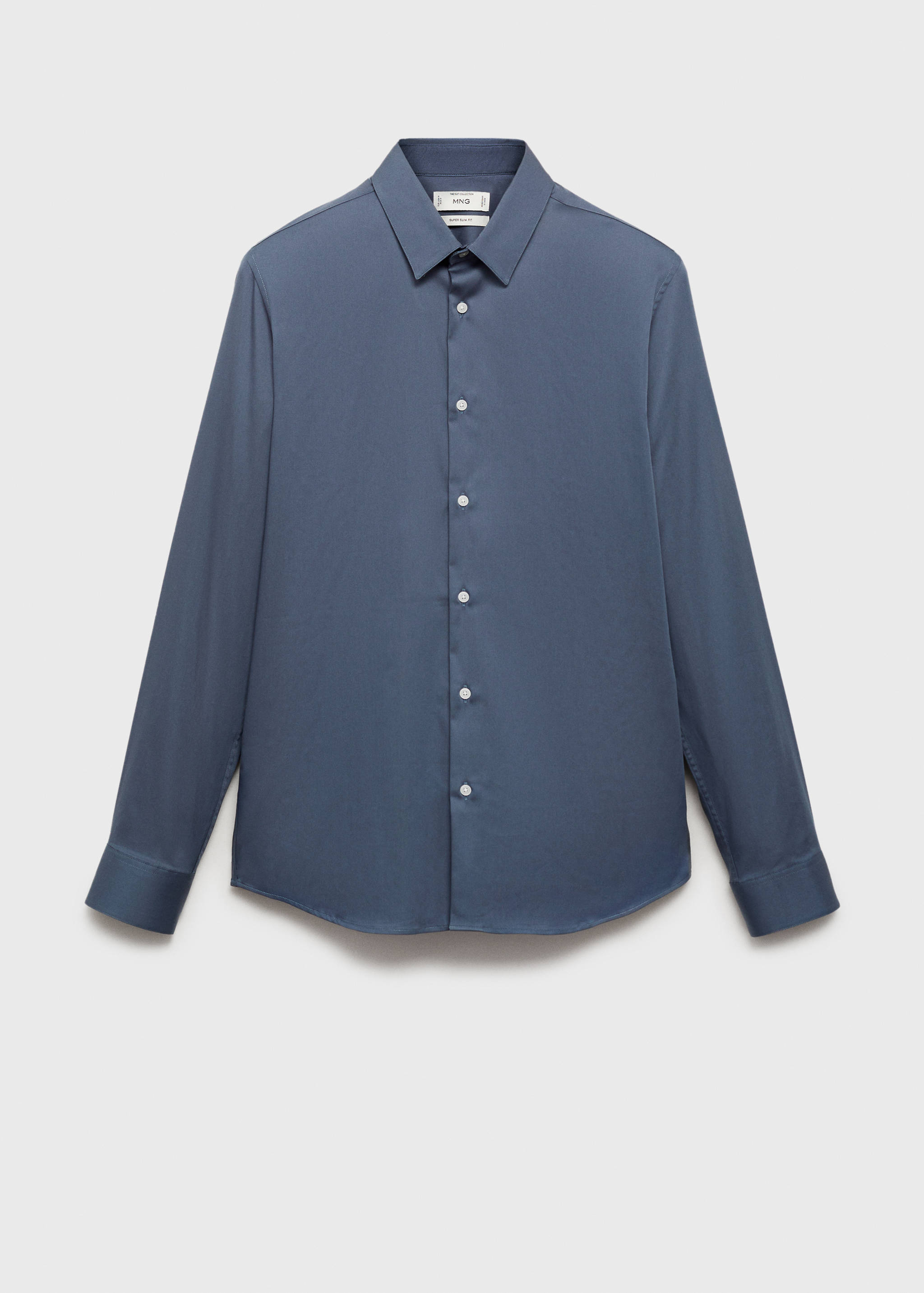 Super slim fit cotton stretch suit shirt - Article without model