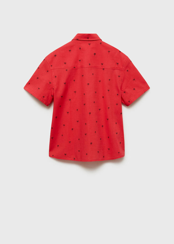Short sleeve shirt — Red
