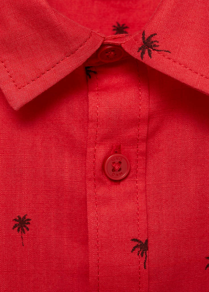 Short sleeve shirt — Red