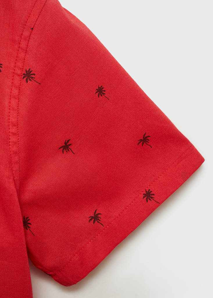 Short sleeve shirt — Red