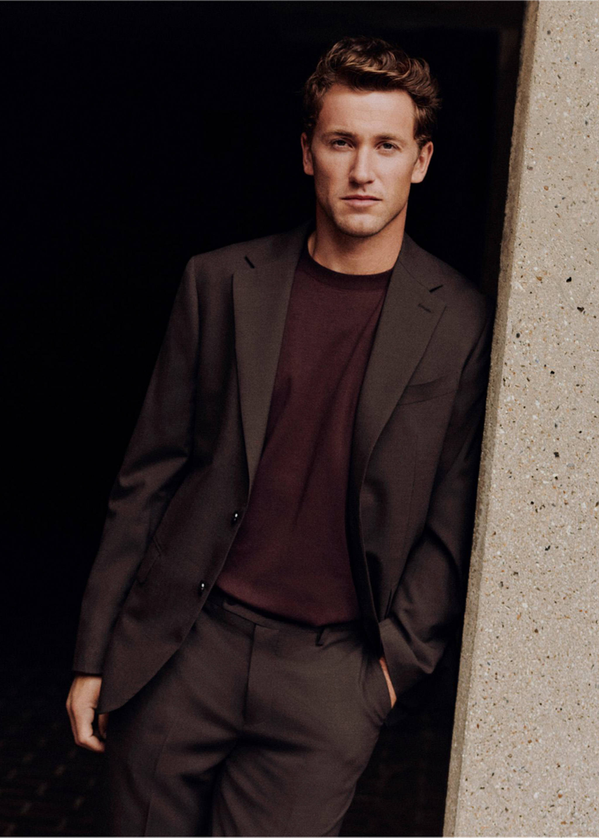 Turin 100% virgin wool suit jacket - Details of the article 9