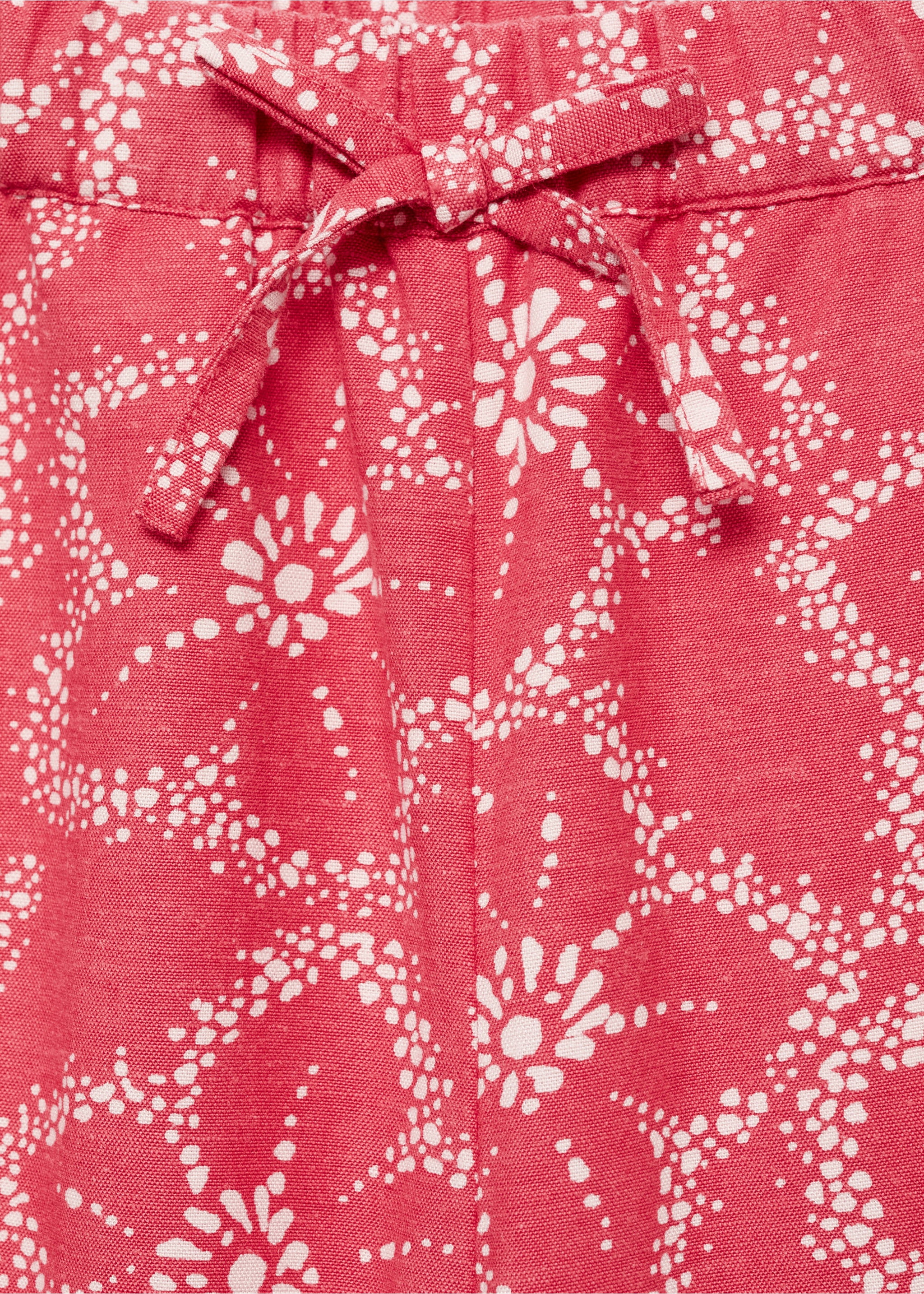 Pantalón estampado floral - Detalle del artículo 8, Fresa. Ref: 87060619-00.