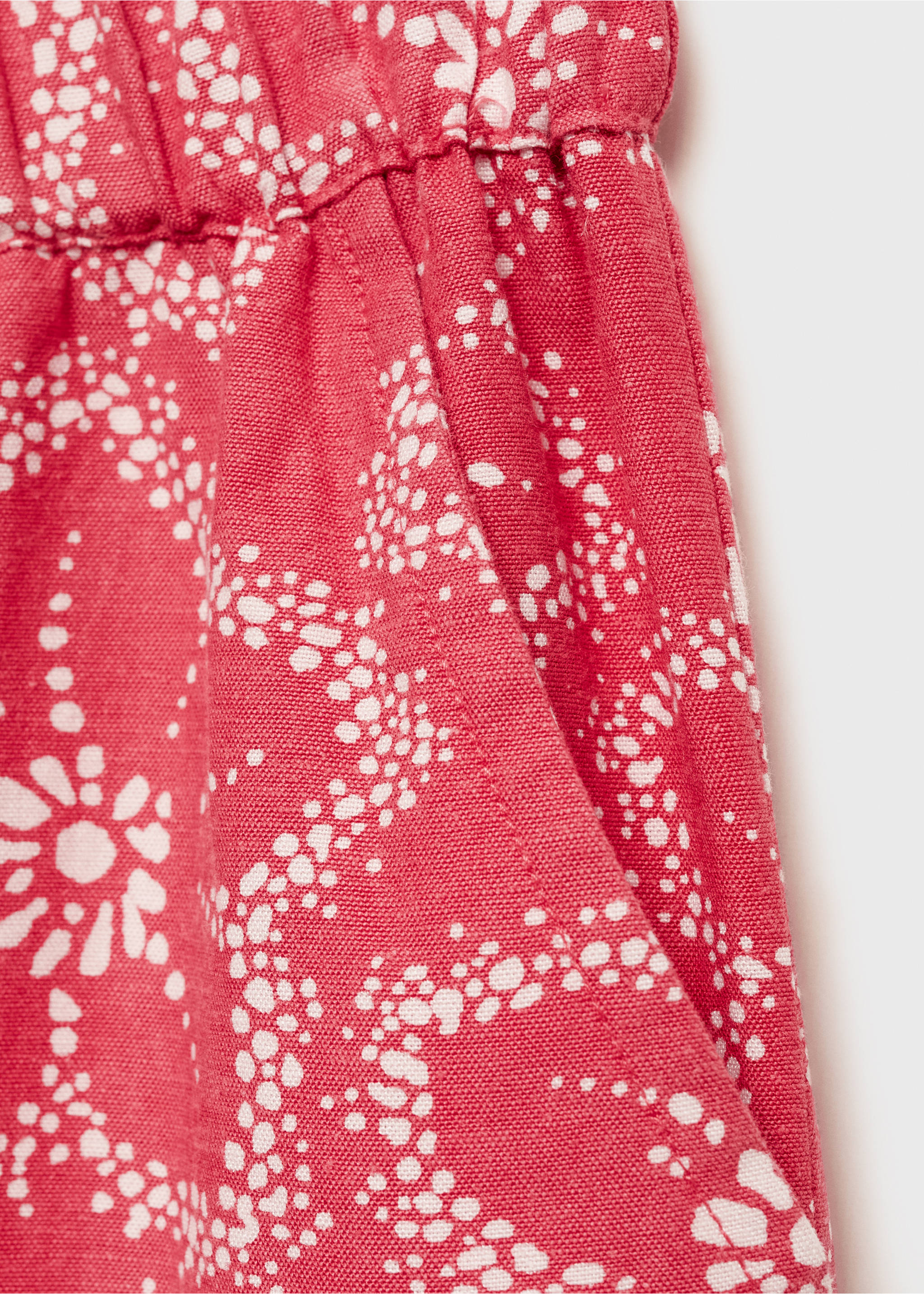 Pantalón estampado floral - Detalle del artículo 0, Fresa. Ref: 87060619-00.