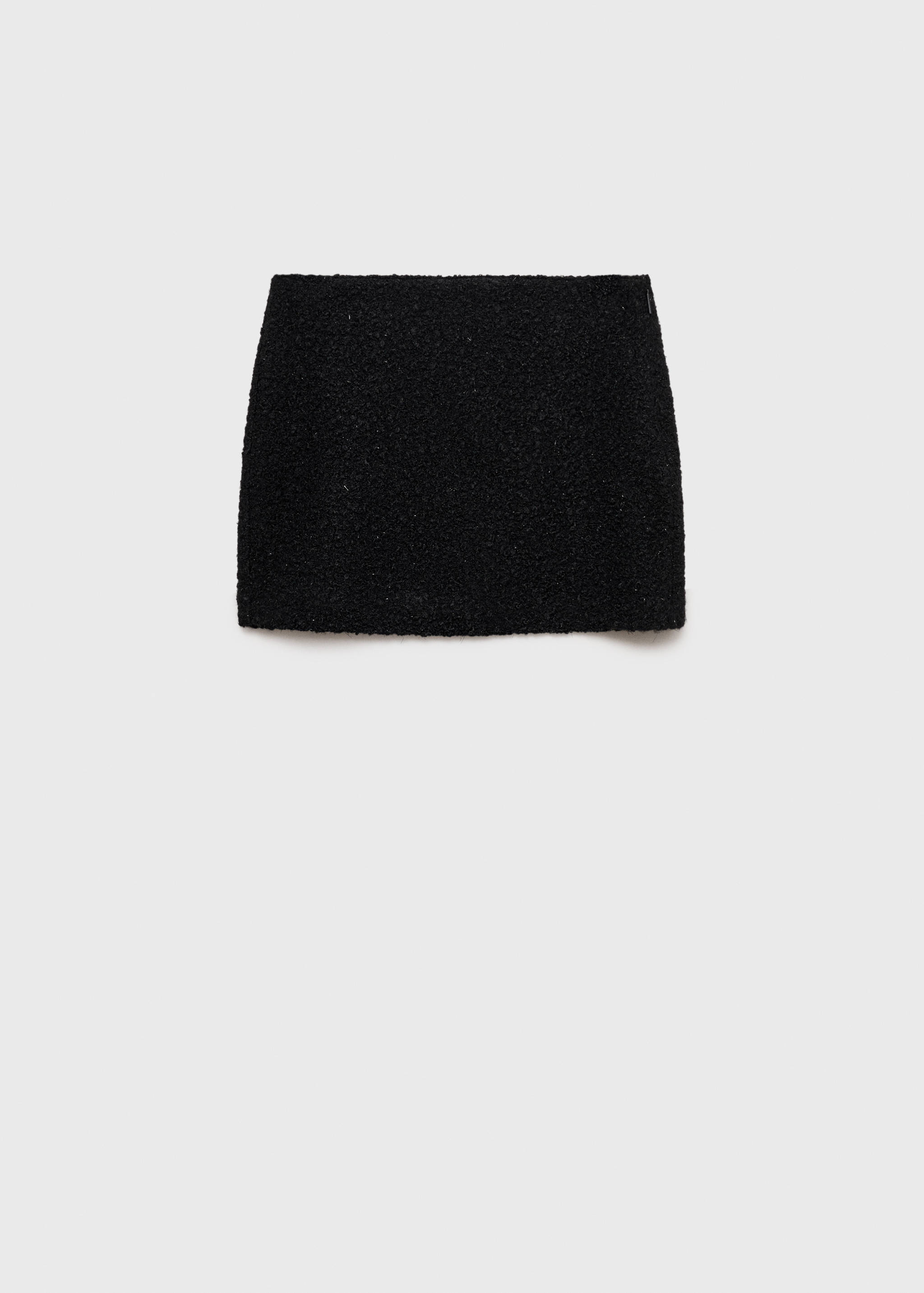 Bouclé mini-skirt - Article without model