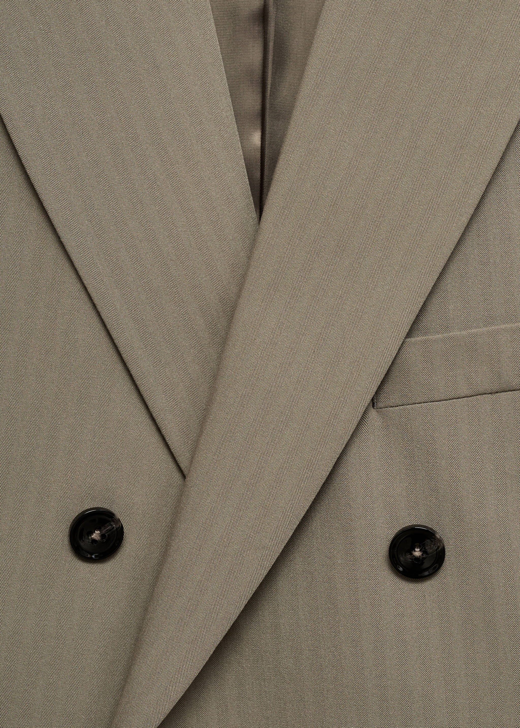 Monaco double-breasted slim-fit suit jacket - Details of the article 8