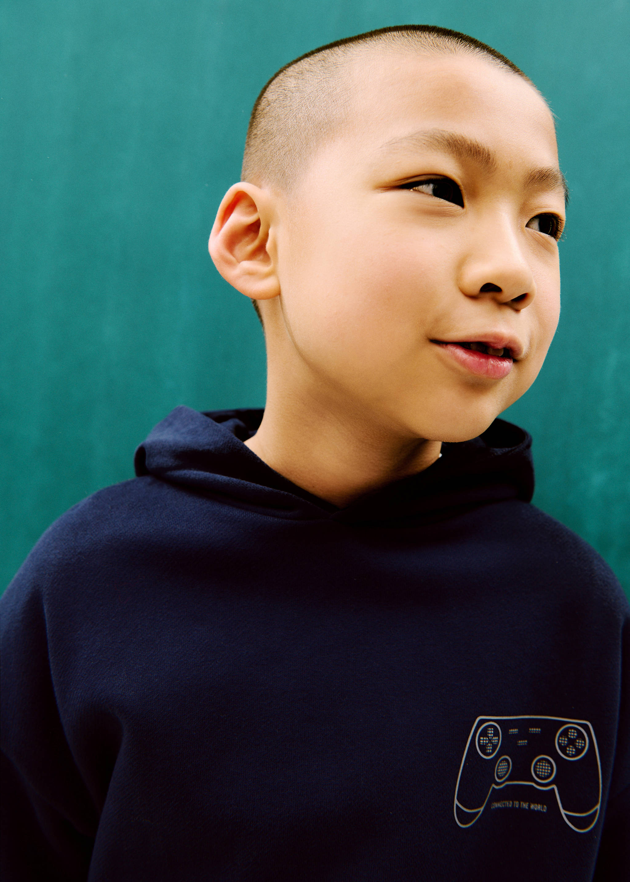 Sweat-shirt imprimé capuche - Détail de l'article 1