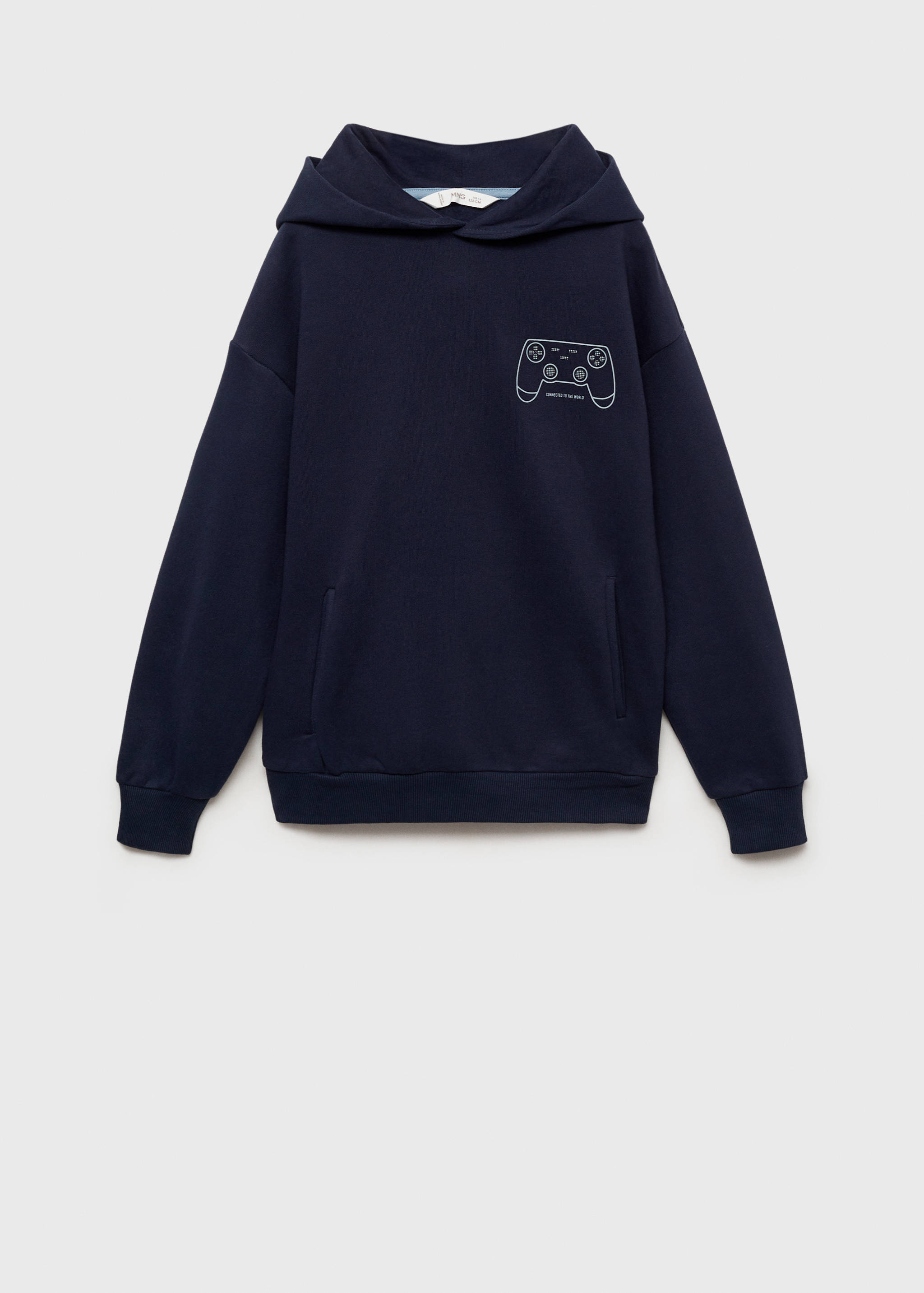 Sweat-shirt imprimé capuche - Article sans modèle