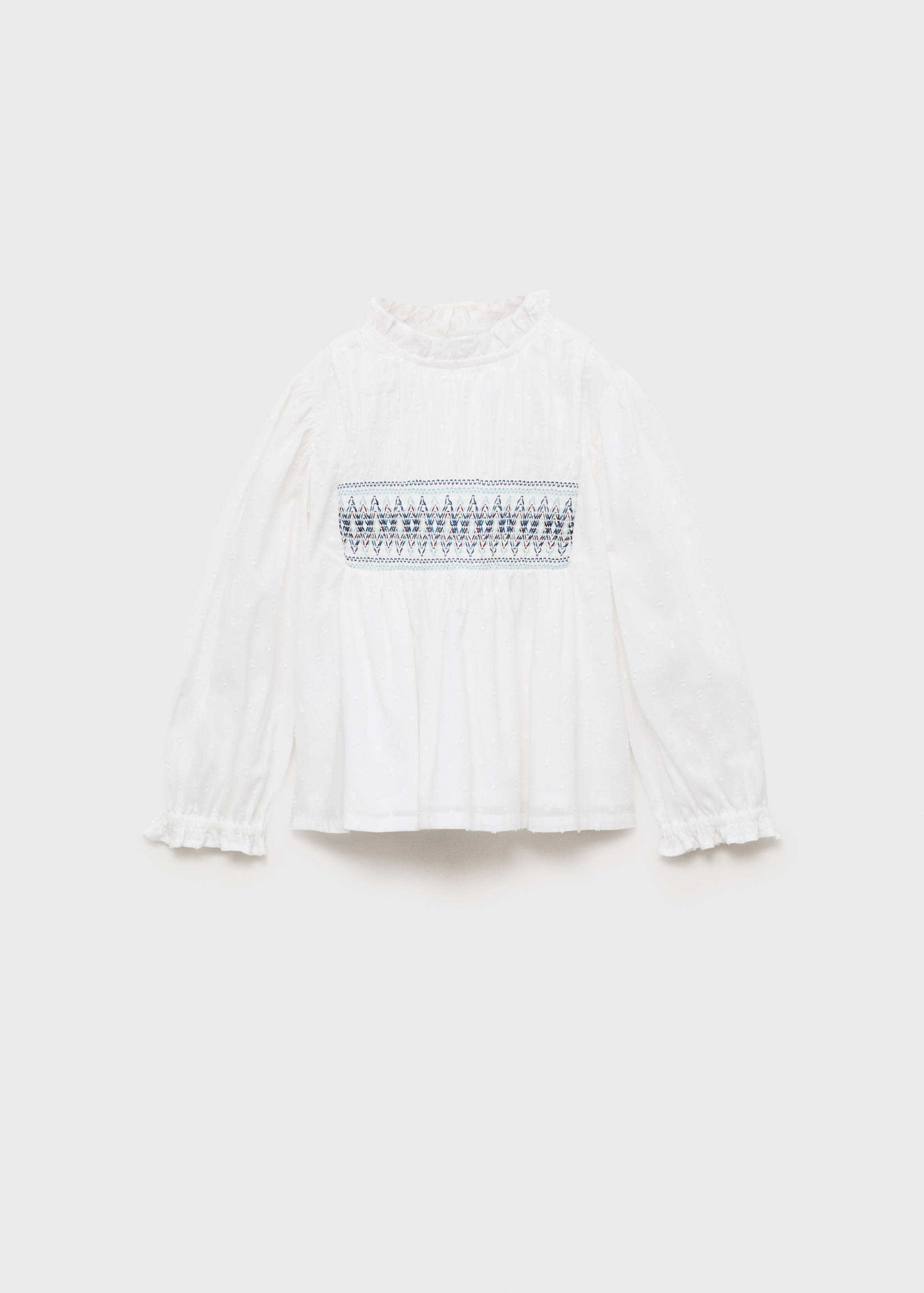 Embroidered cotton blouse - Article without model