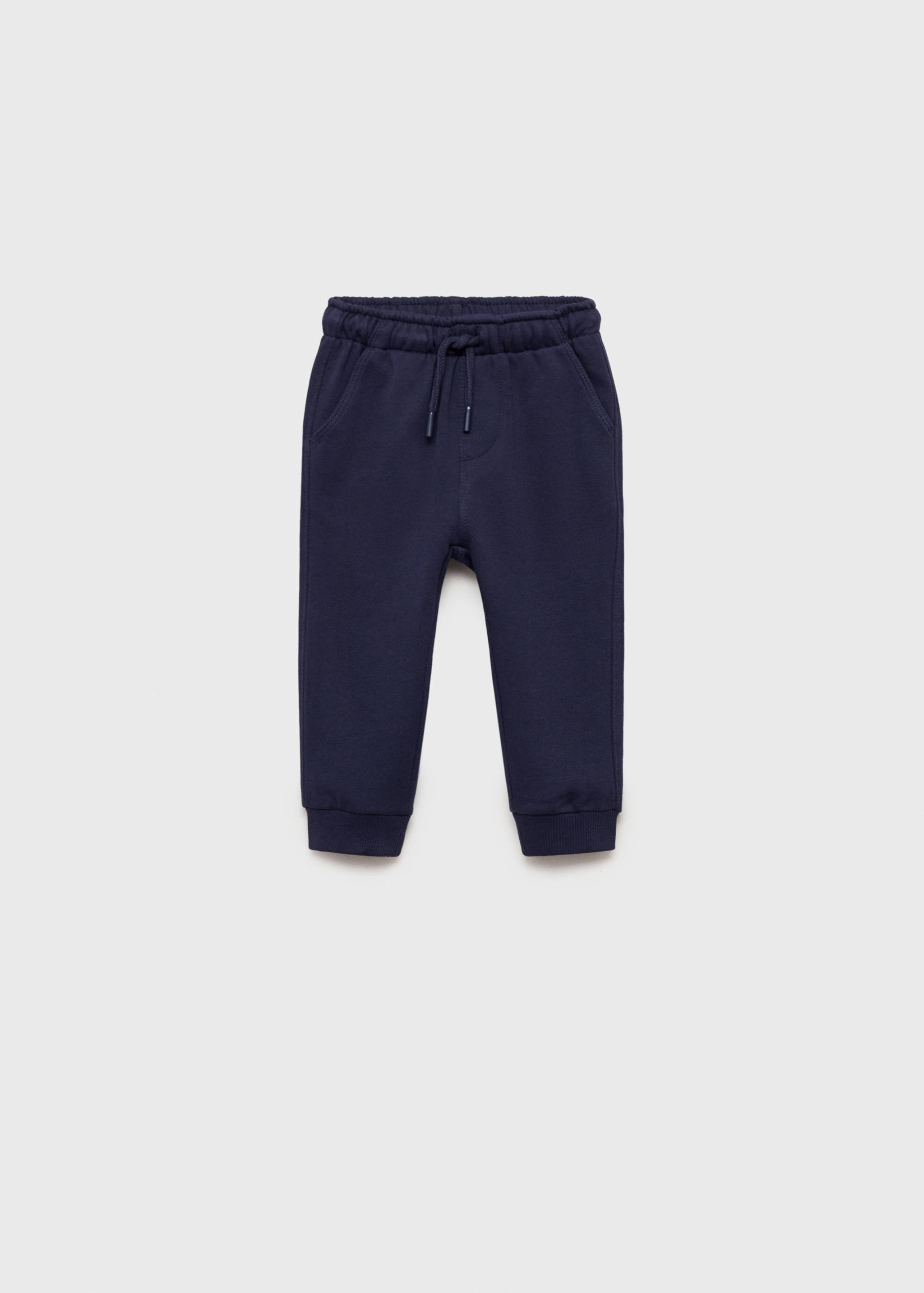 Cotton jogger-style trousers - Article without model