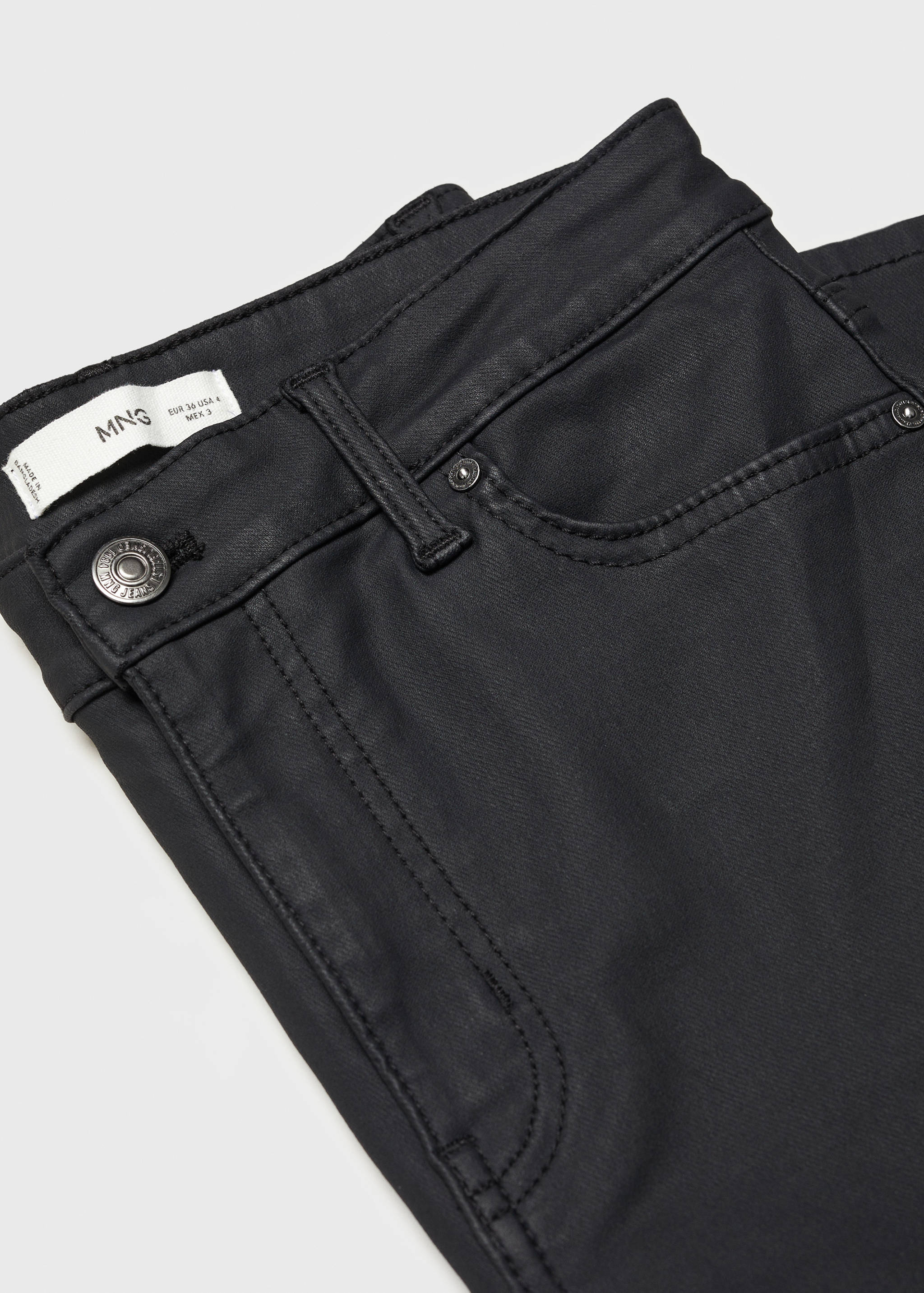 Укороченные вощеные джинсы flare Sienna - Деталь изделия 8