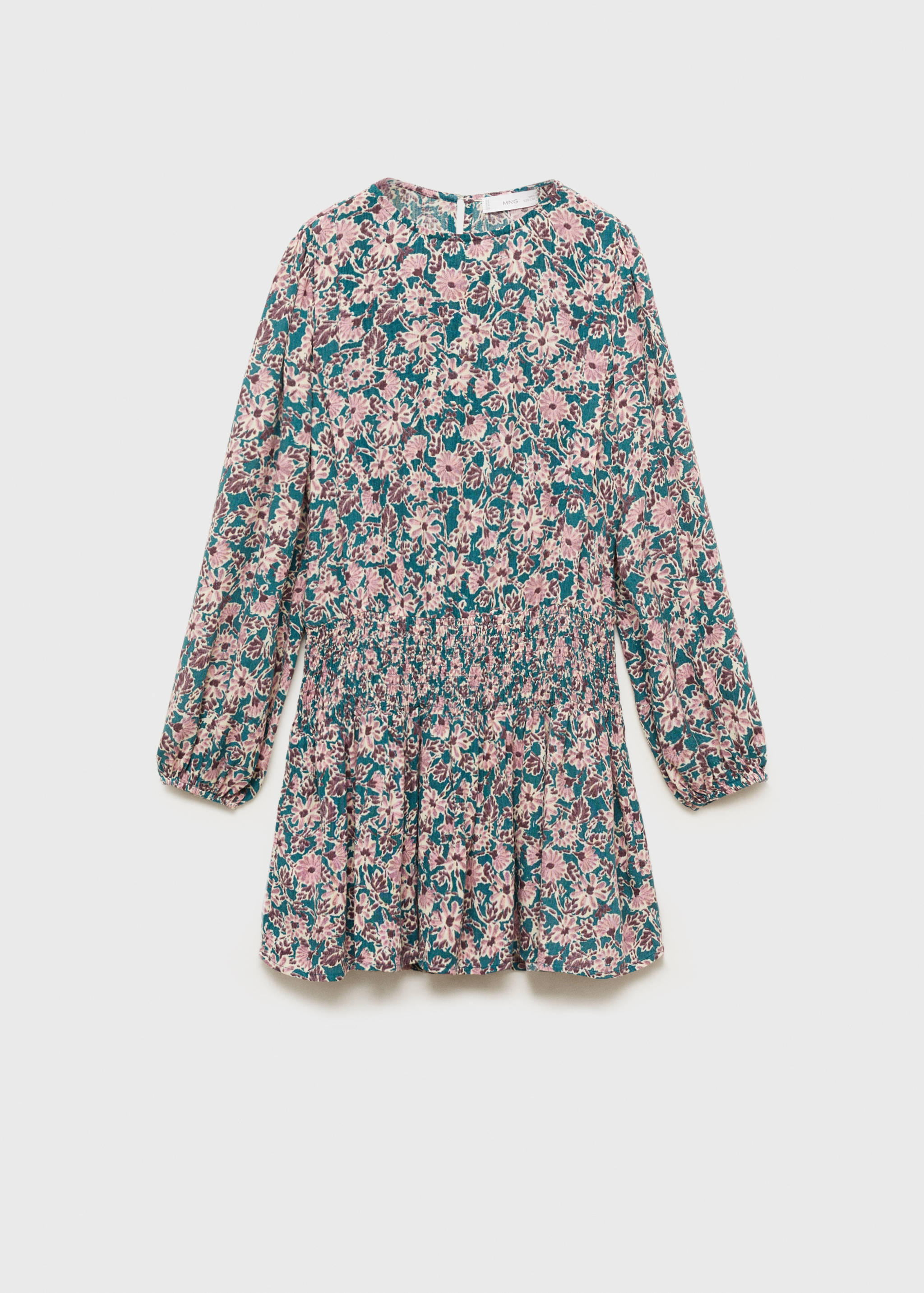 Vestido flores detalle fruncido - Artículo sin modelo