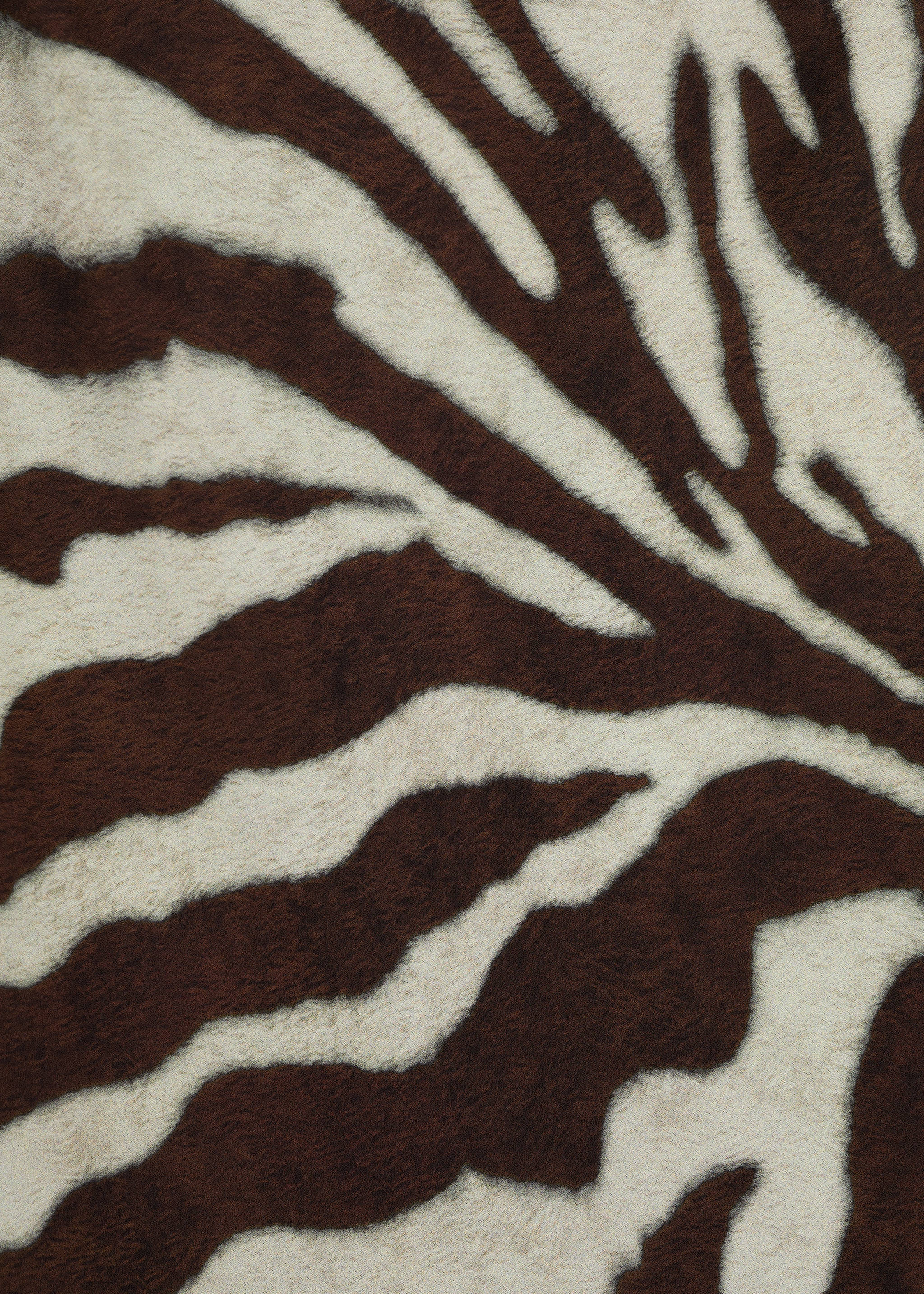 Zebra-print flared dress - Details of the article 8