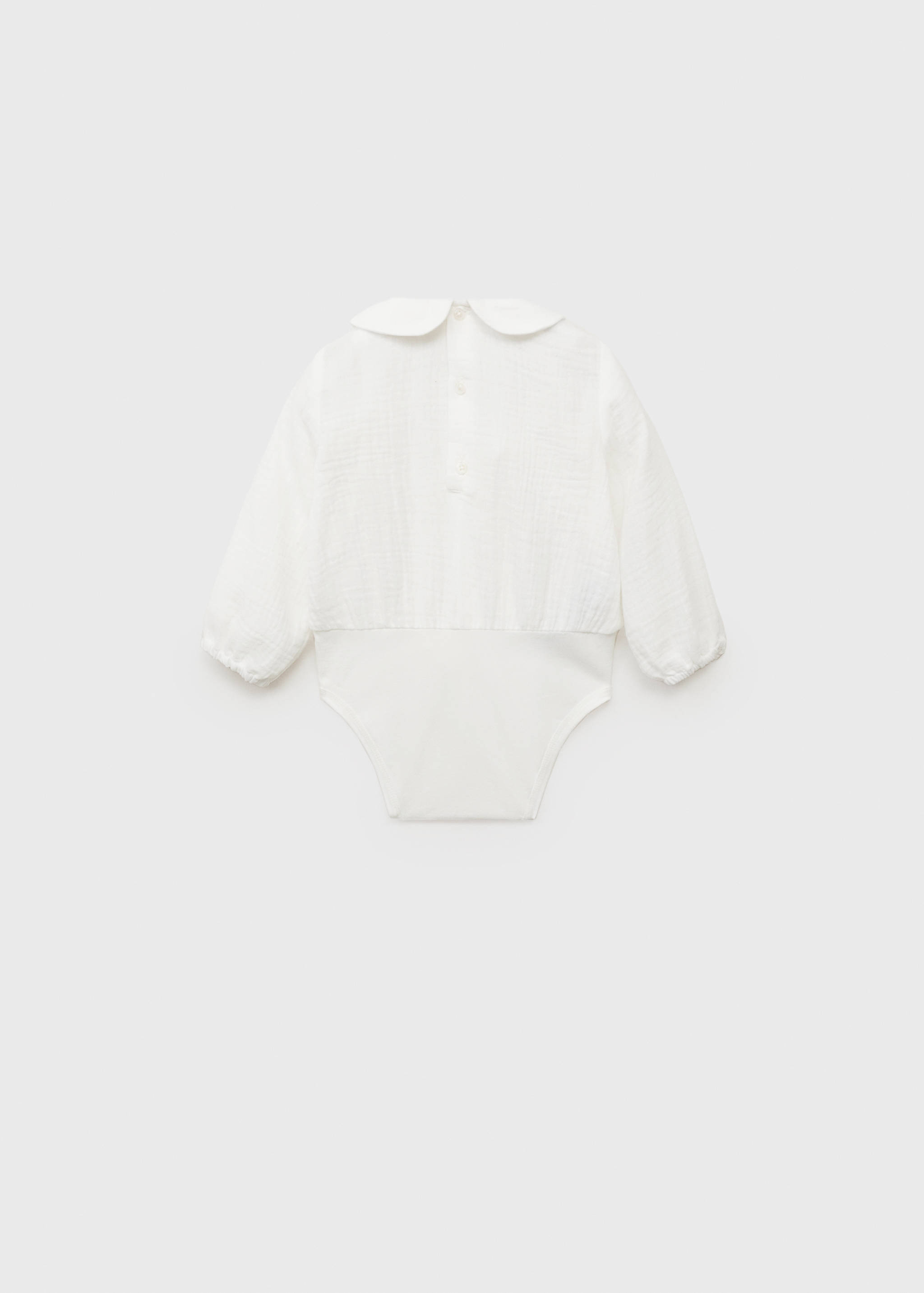Cotton bodysuit blouse - Reverse of the article