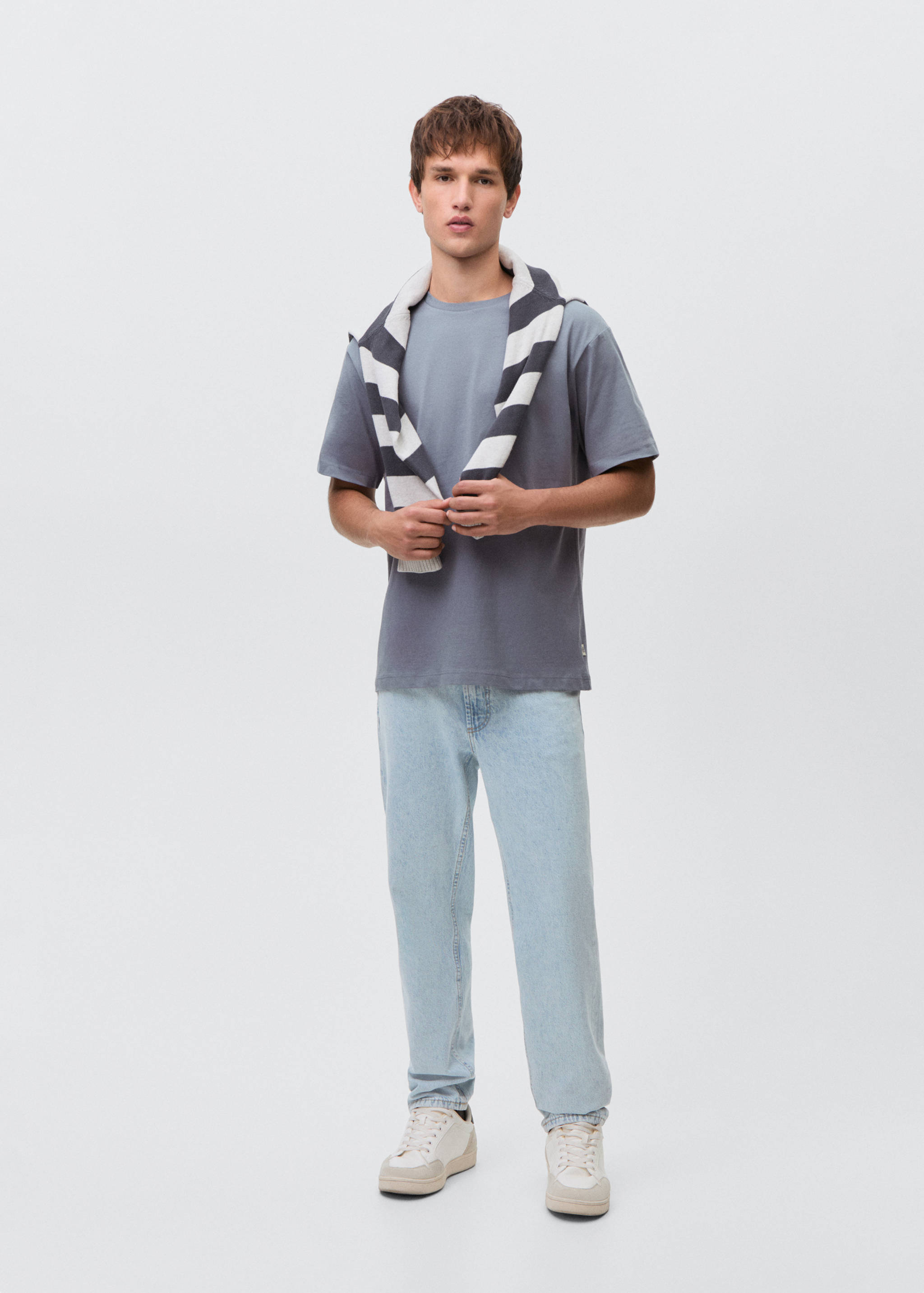 Essential cotton-blend T-shirt - General plane