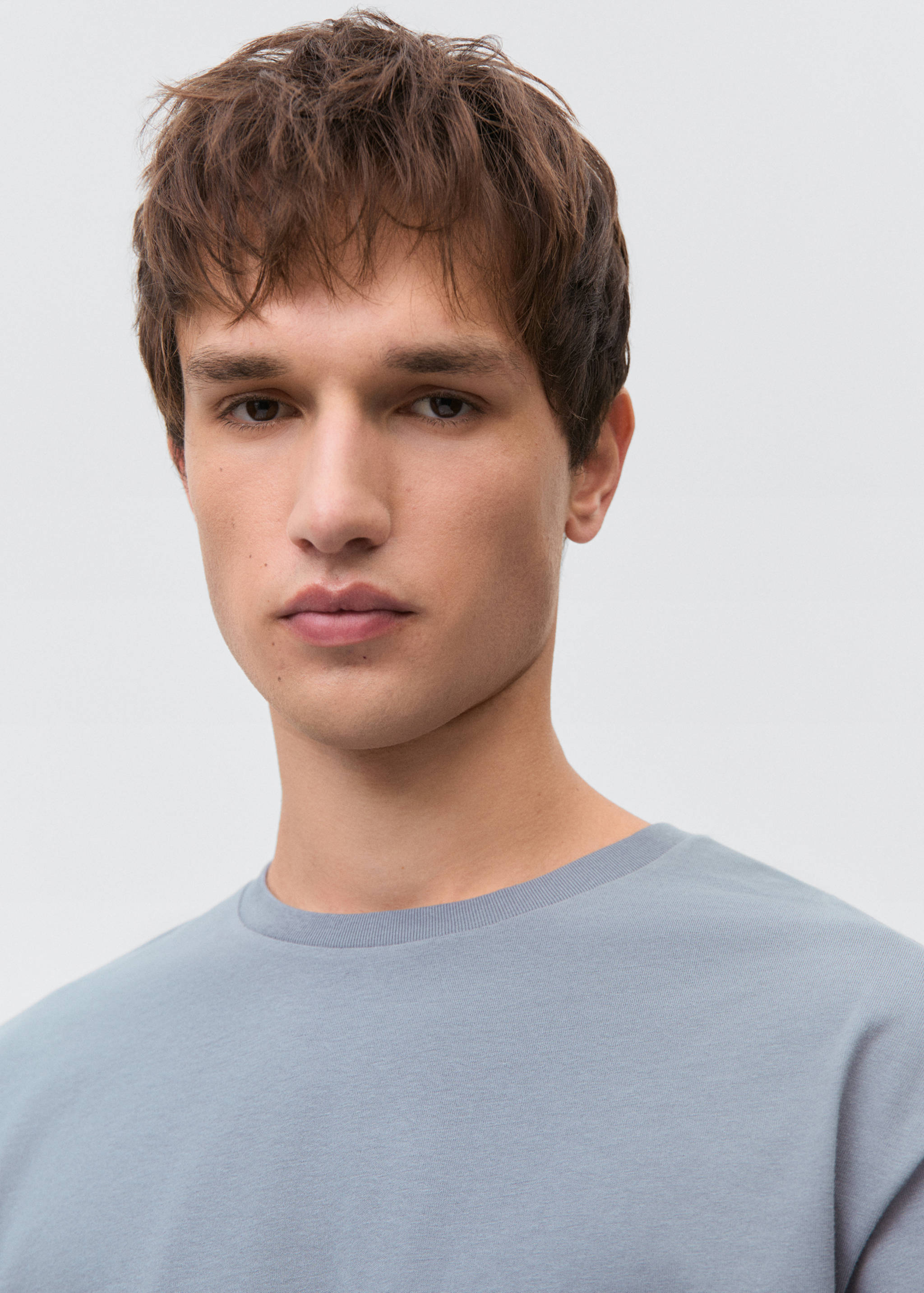 Essential cotton-blend T-shirt - Details of the article 1