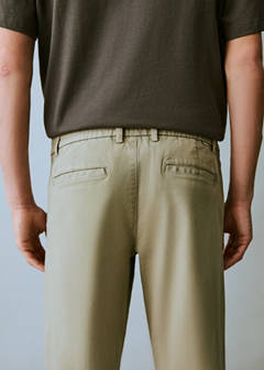 Straight-fit chino trousers — Mint Green 5