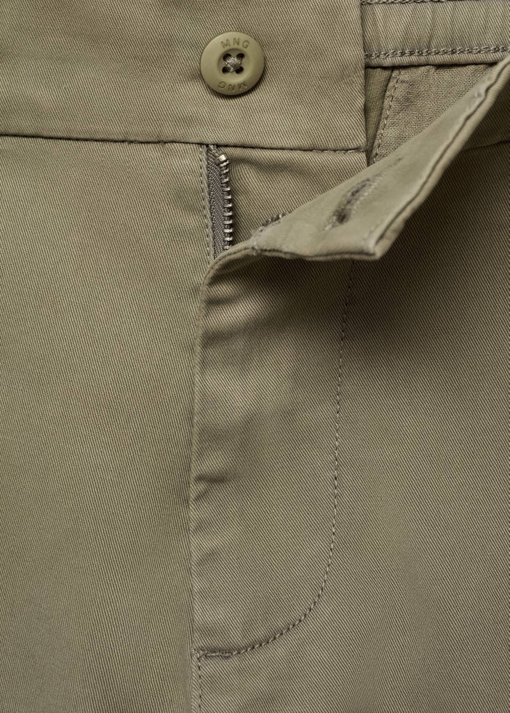 Straight-fit chino trousers — Mint Green