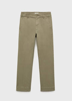 Straight-fit chino trousers — Mint Green 3