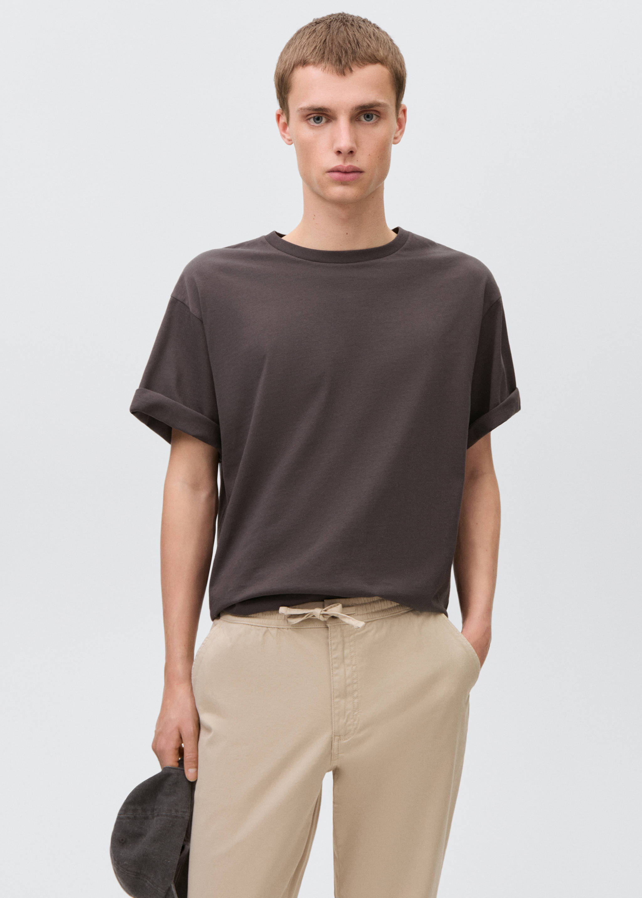 Cotton jogger trousers with pockets - Details of the article 2