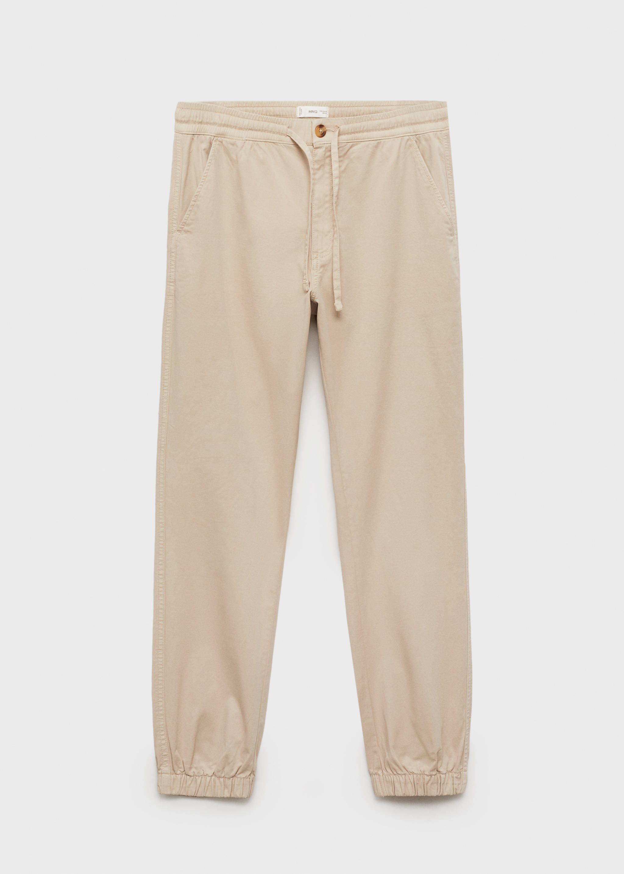 Cotton jogger trousers with pockets - Article without model