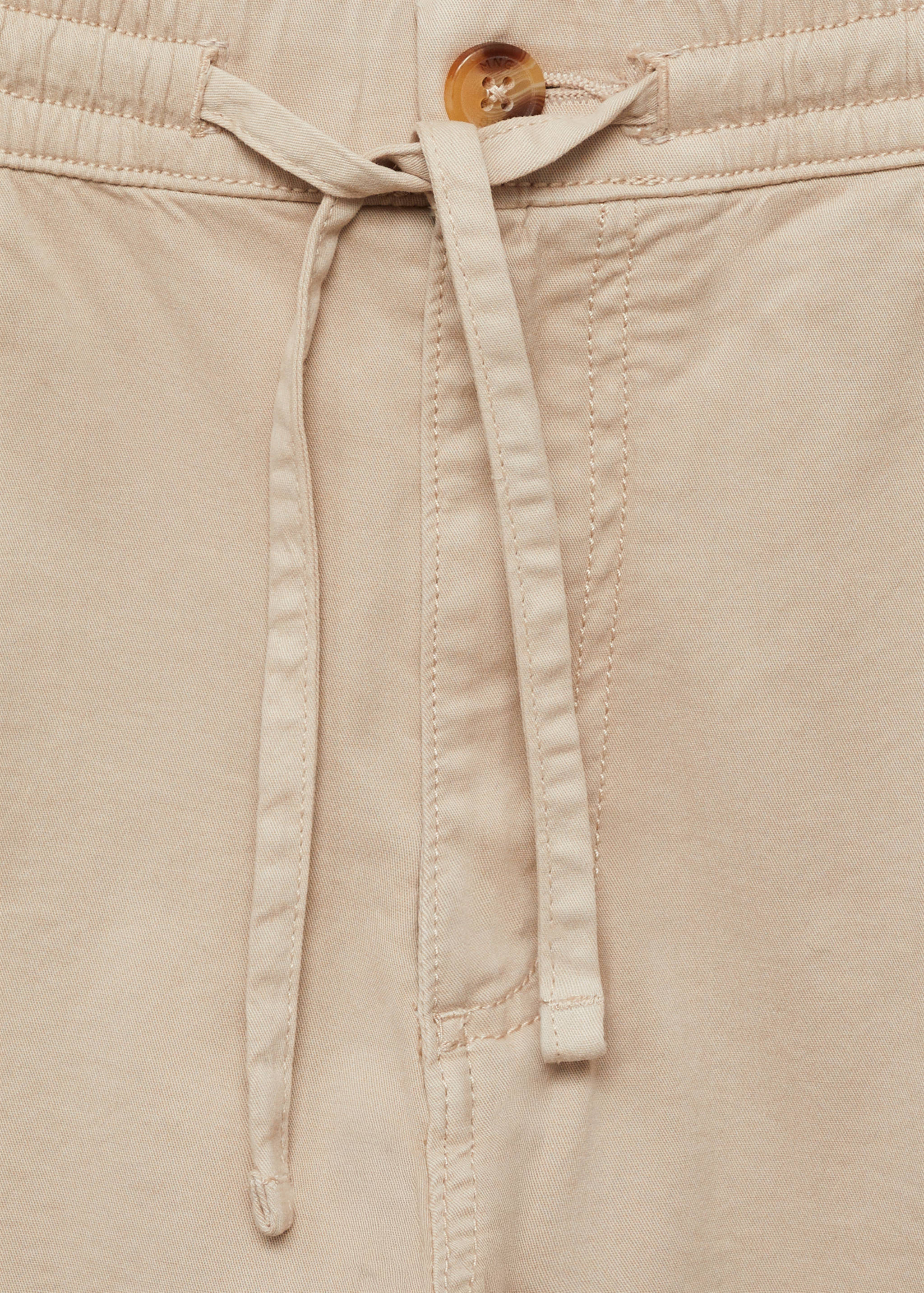 Cotton jogger trousers with pockets - Details of the article 8