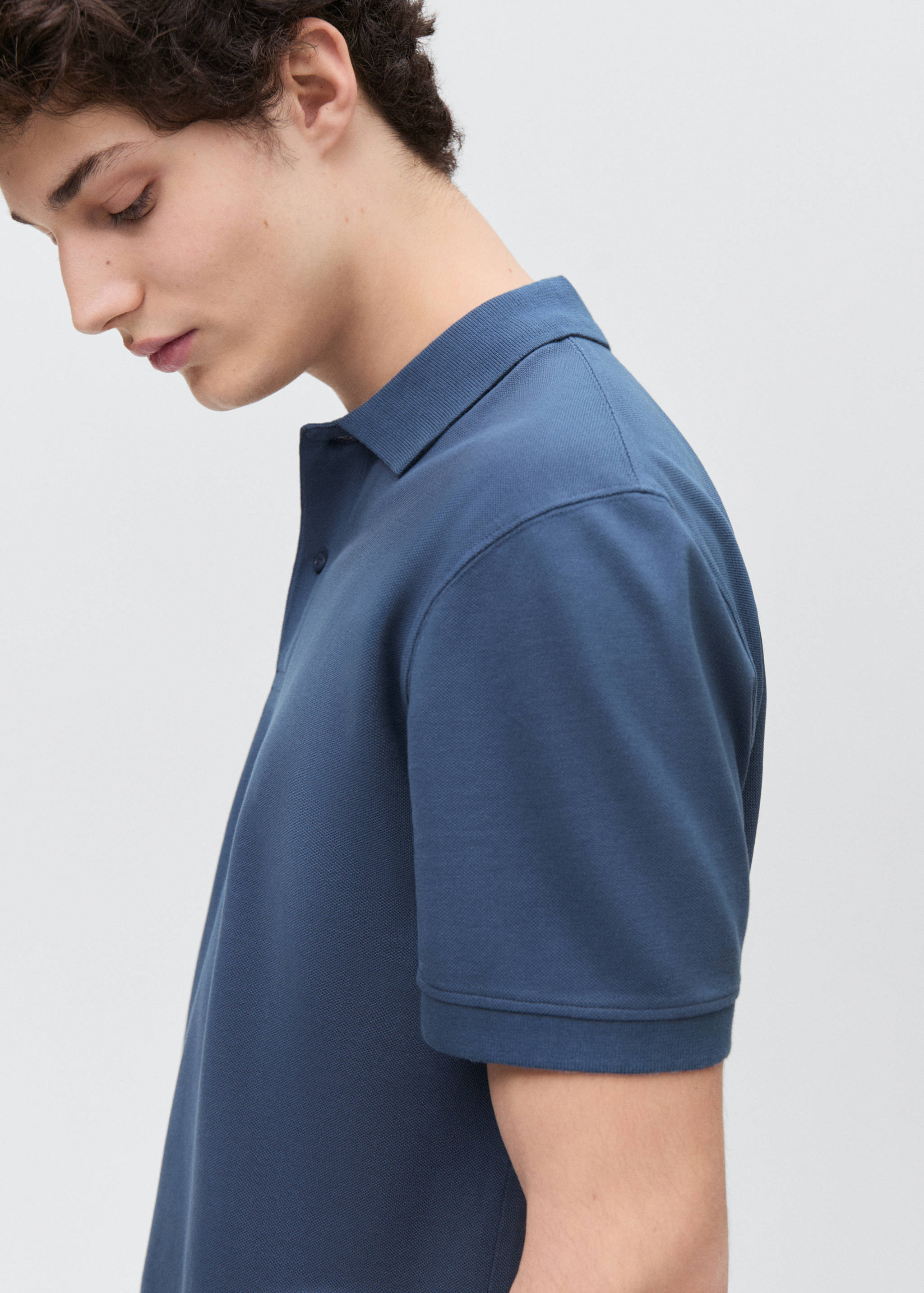 Cotton piqué polo shirt - Details of the article 2