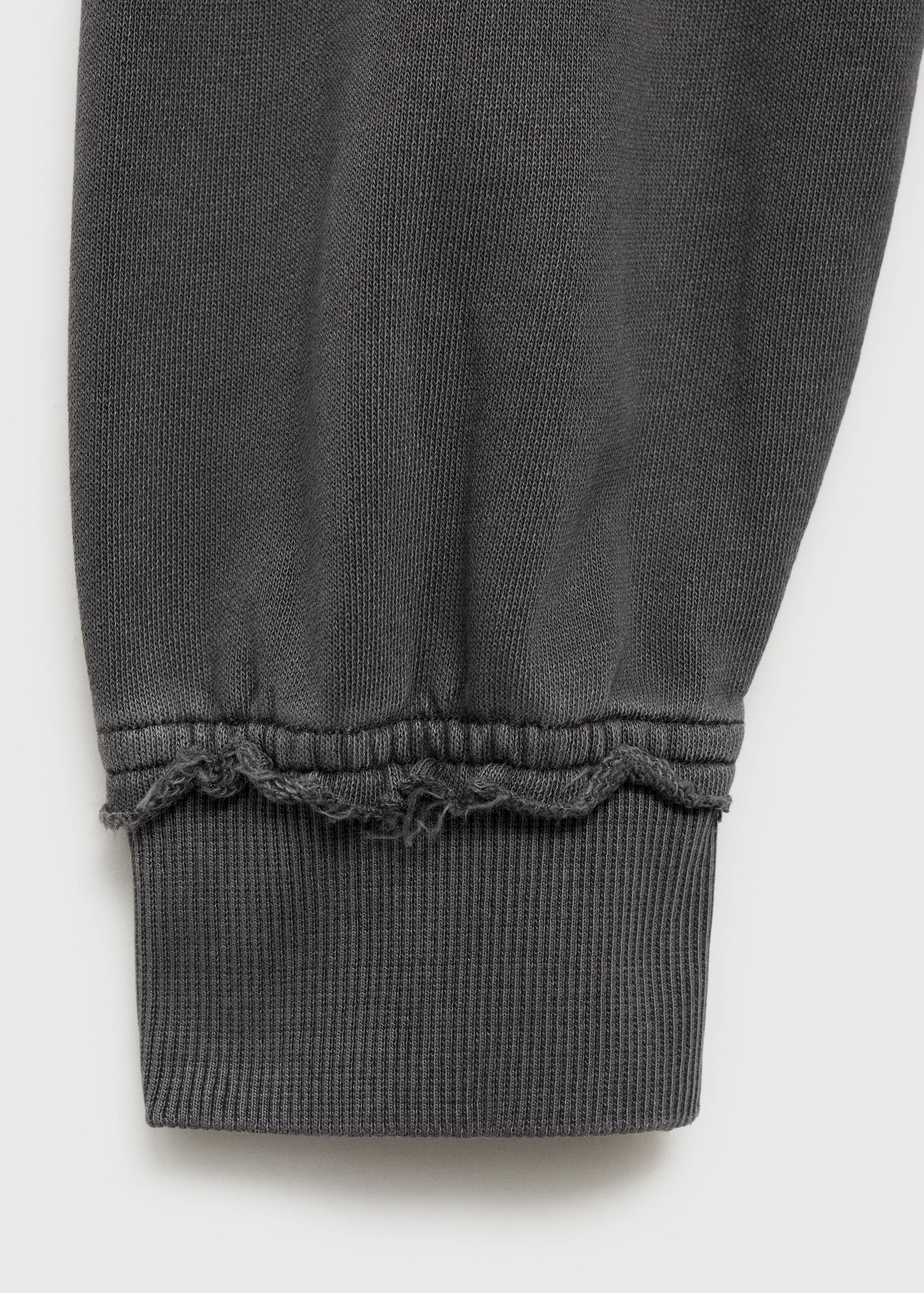 Distressed-effect sweatshirt - Details of the article 0