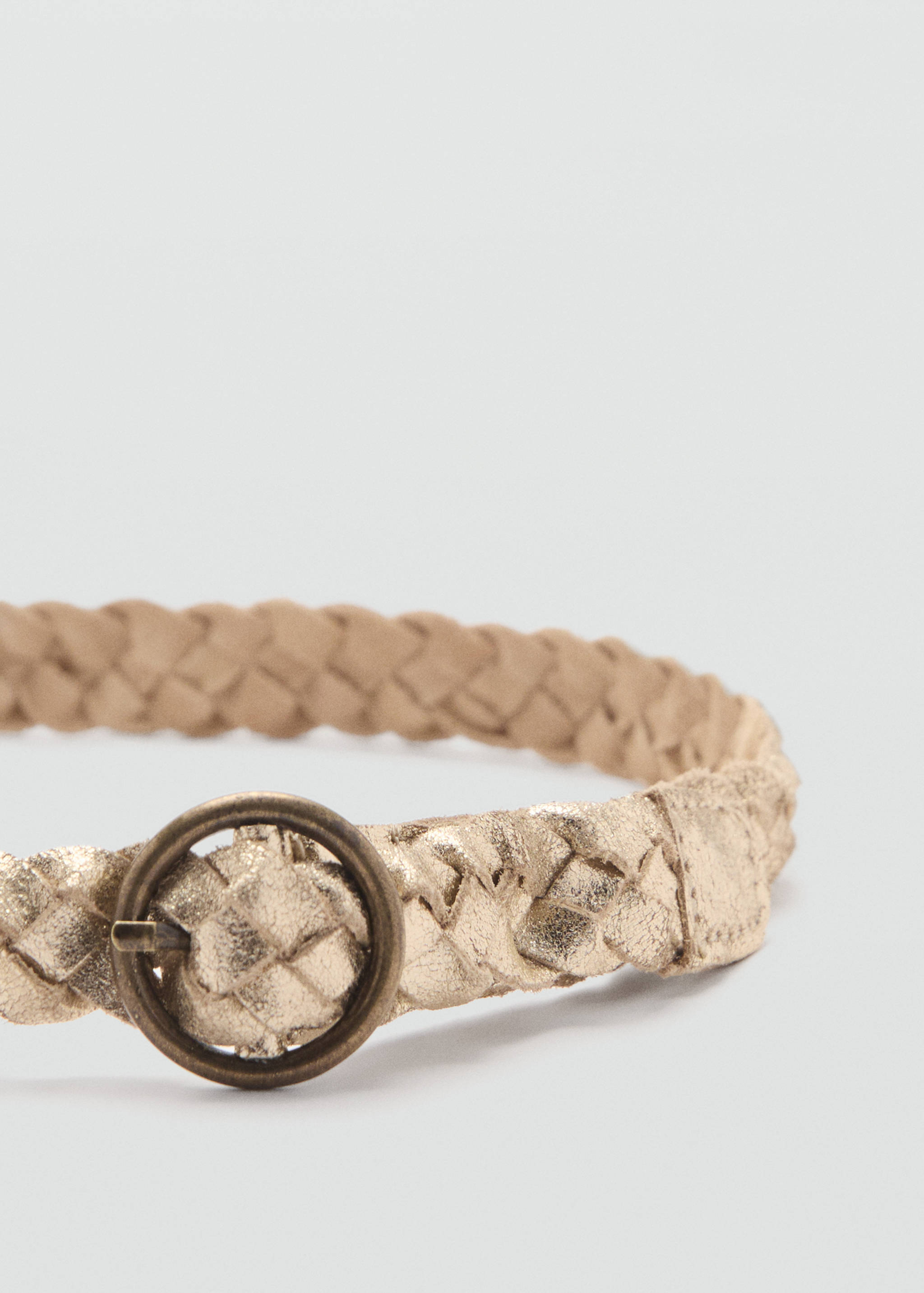 Ceinture cuir métallisée - Détail de l'article 1