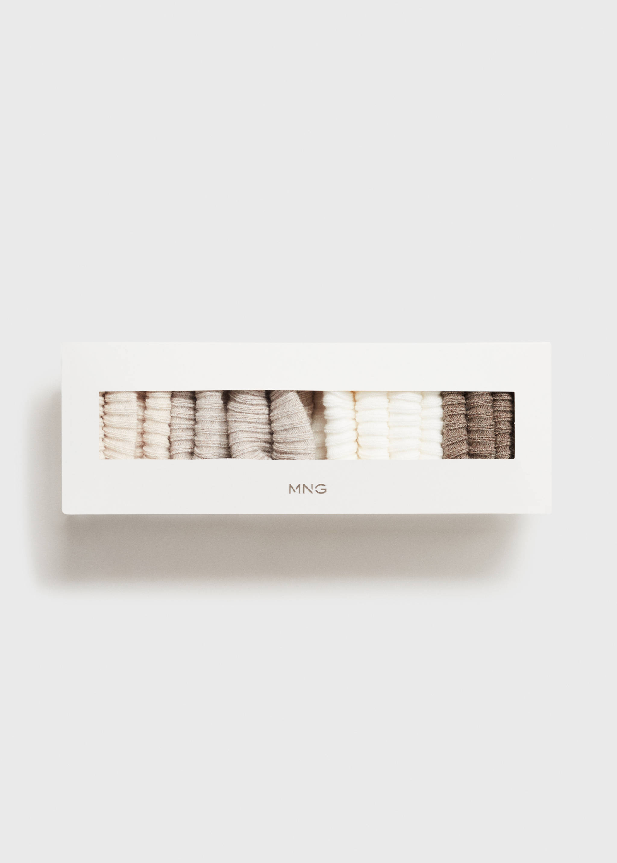 Pack 4 paires de chaussettes côtelées - Verso de l’article