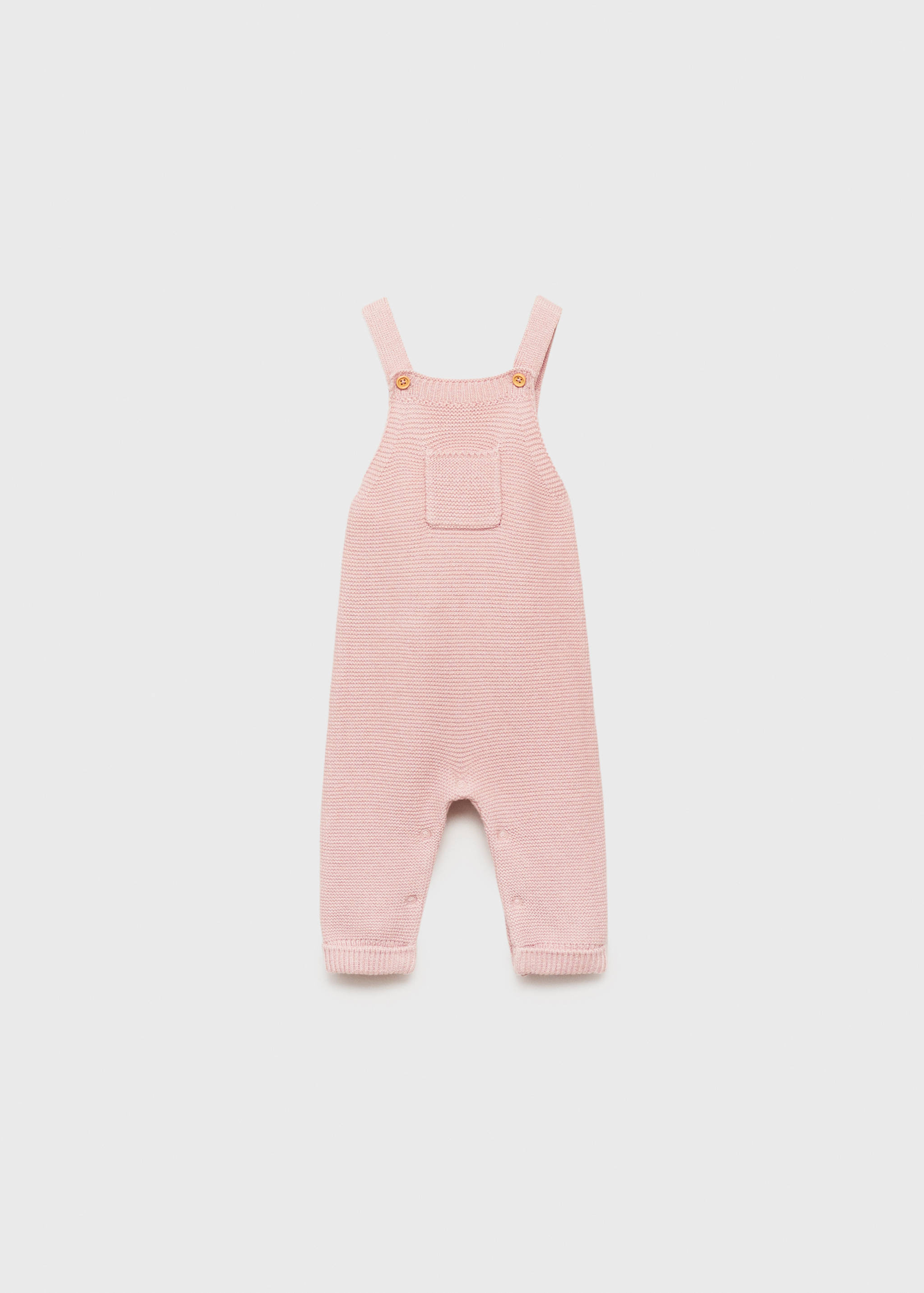 Cotton knit dungarees - Article without model