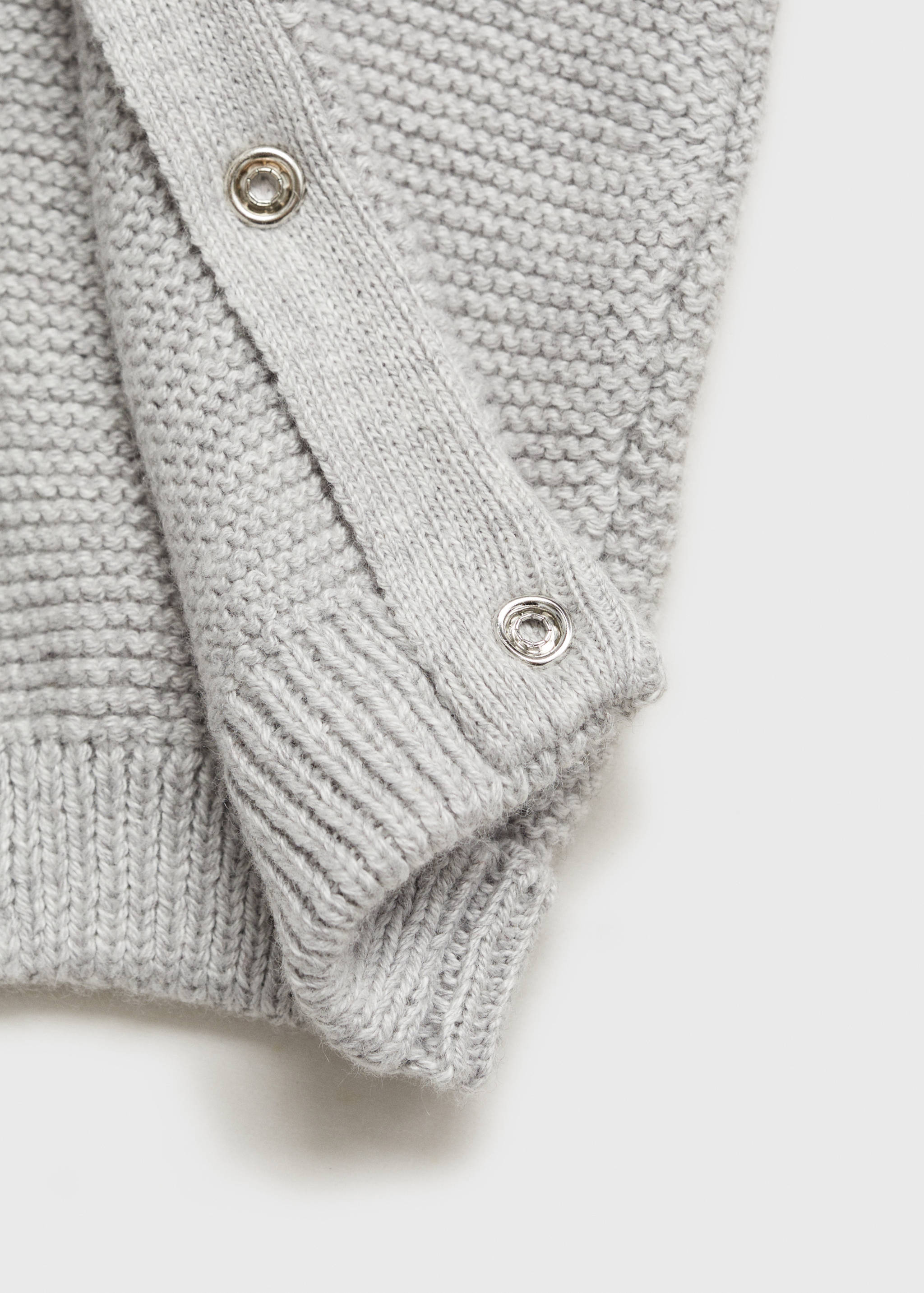 Cotton knit dungarees - Details of the article 0
