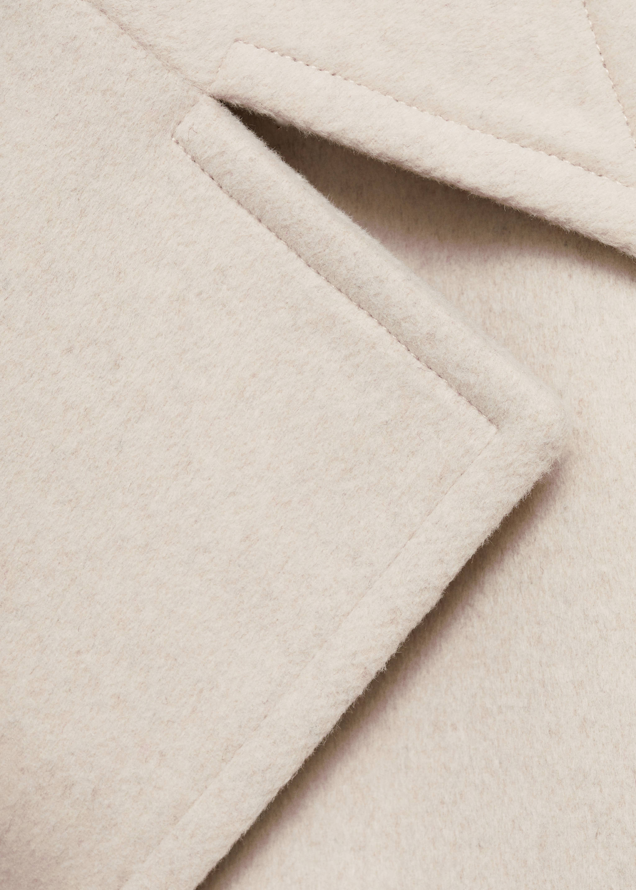 Wool-blend jacket with maxi lapels - Details of the article 8