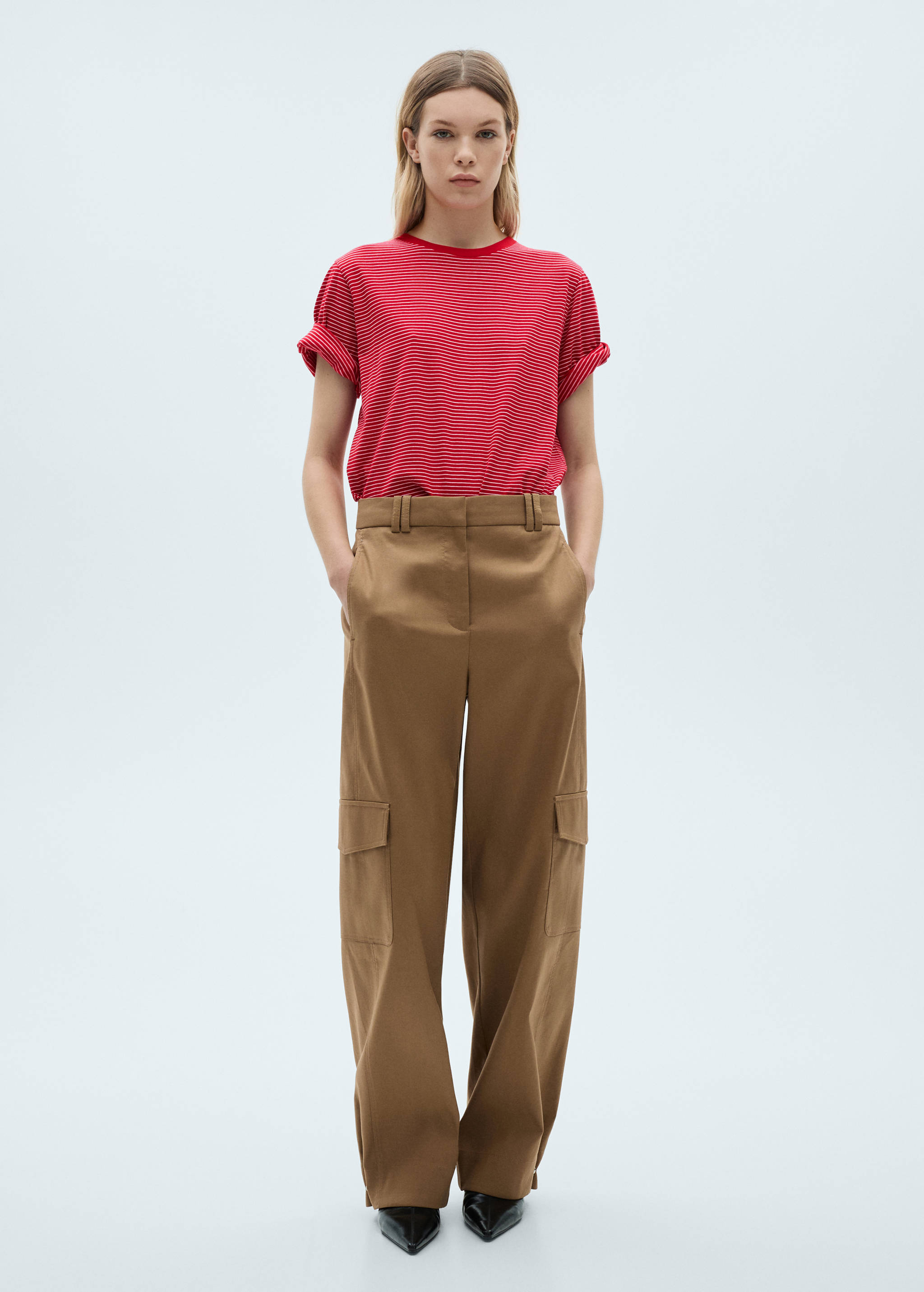 Striped cotton T-shirt - General plane