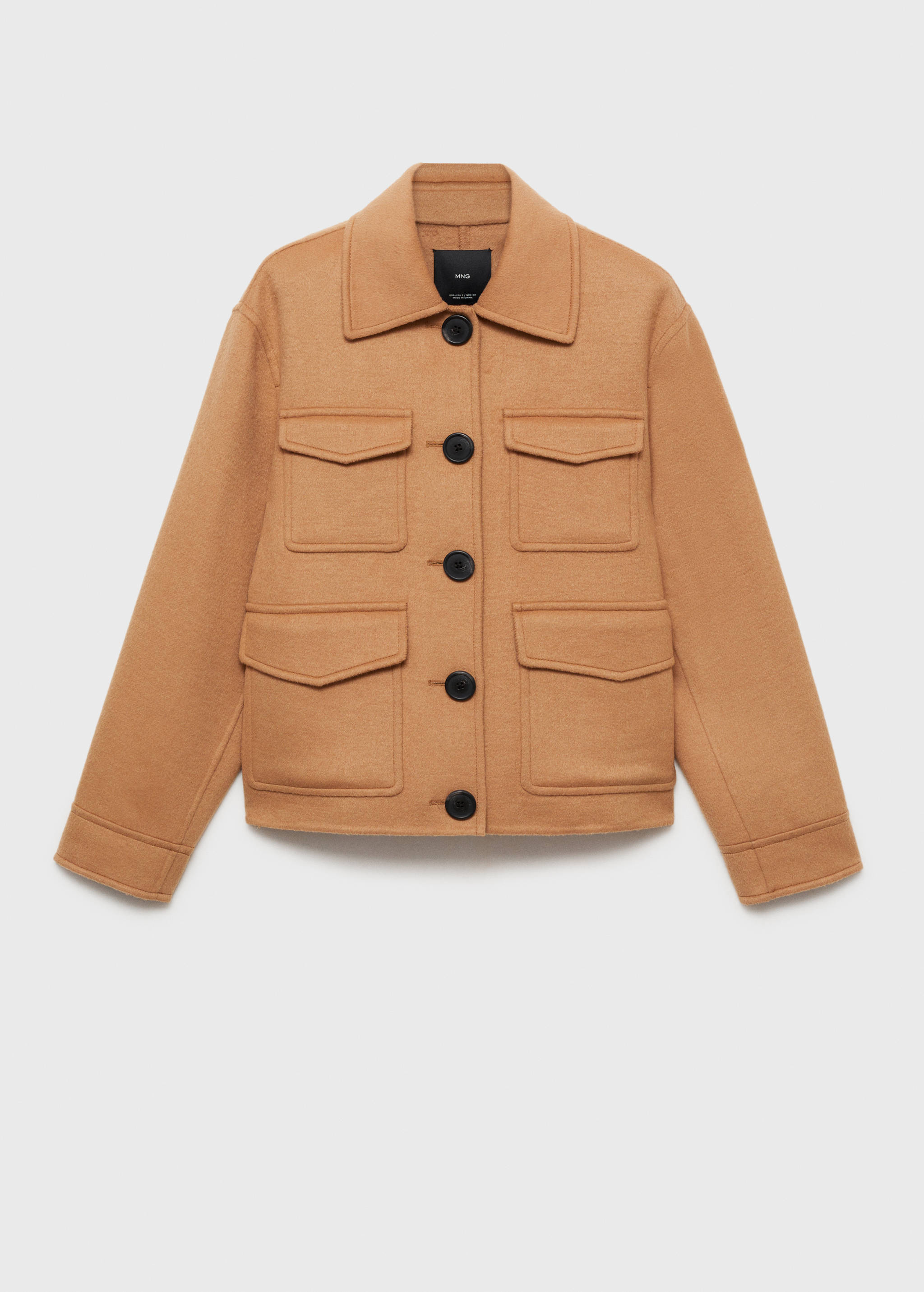Chaqueta lana bolsillos - Artículo sin modelo