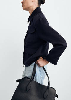 Wool jacket with pockets — Dark Navy 5