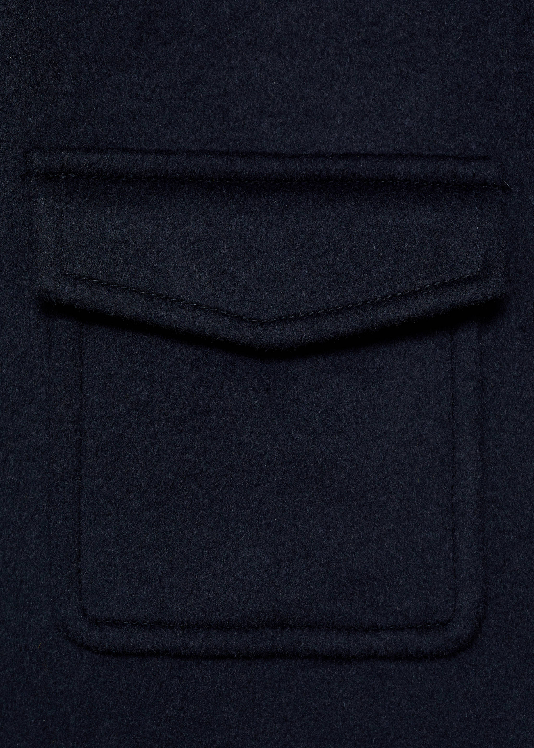 Wool jacket with pockets - Details of the article 0