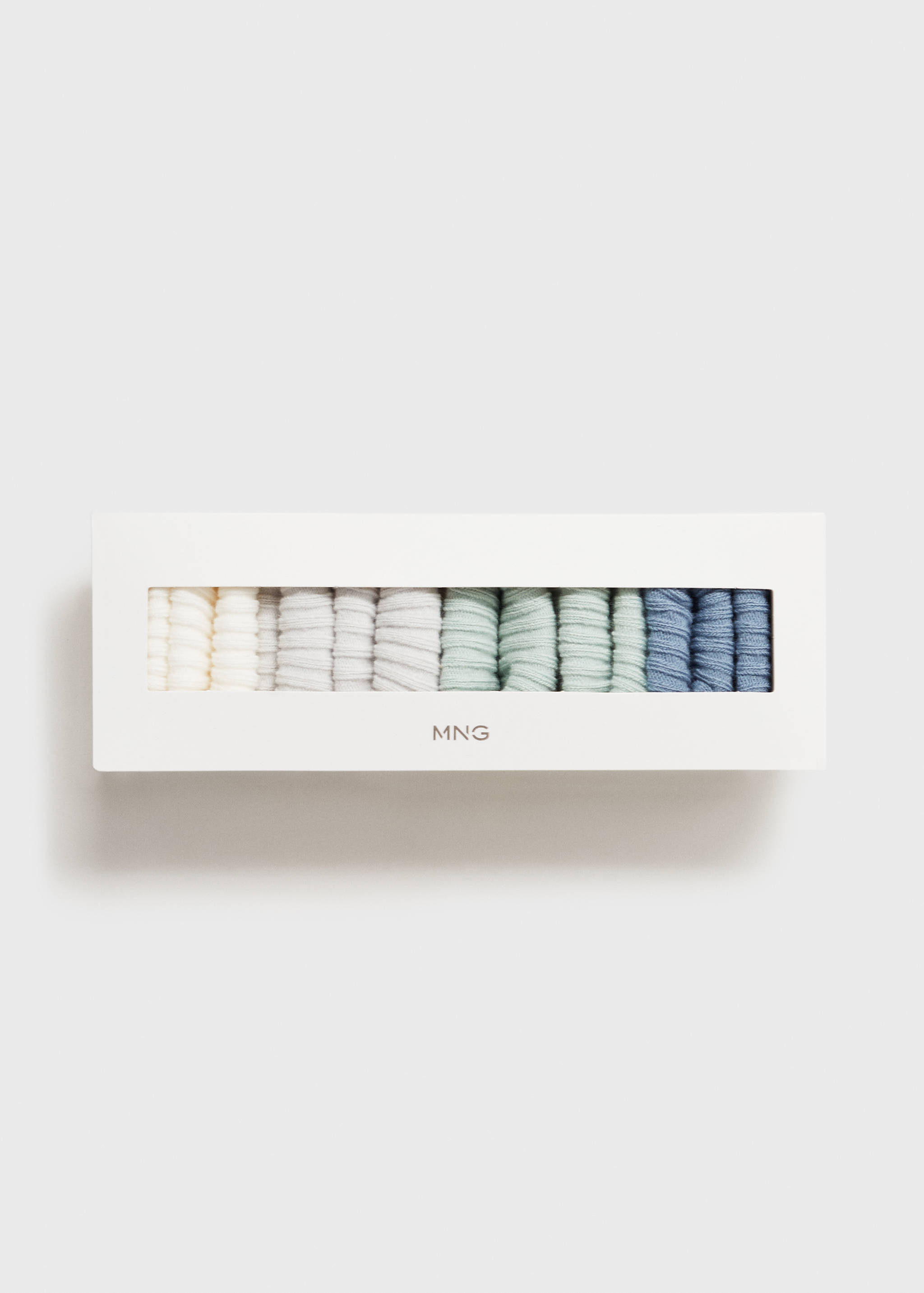 4 pack ribbed socks - Reverse of the article