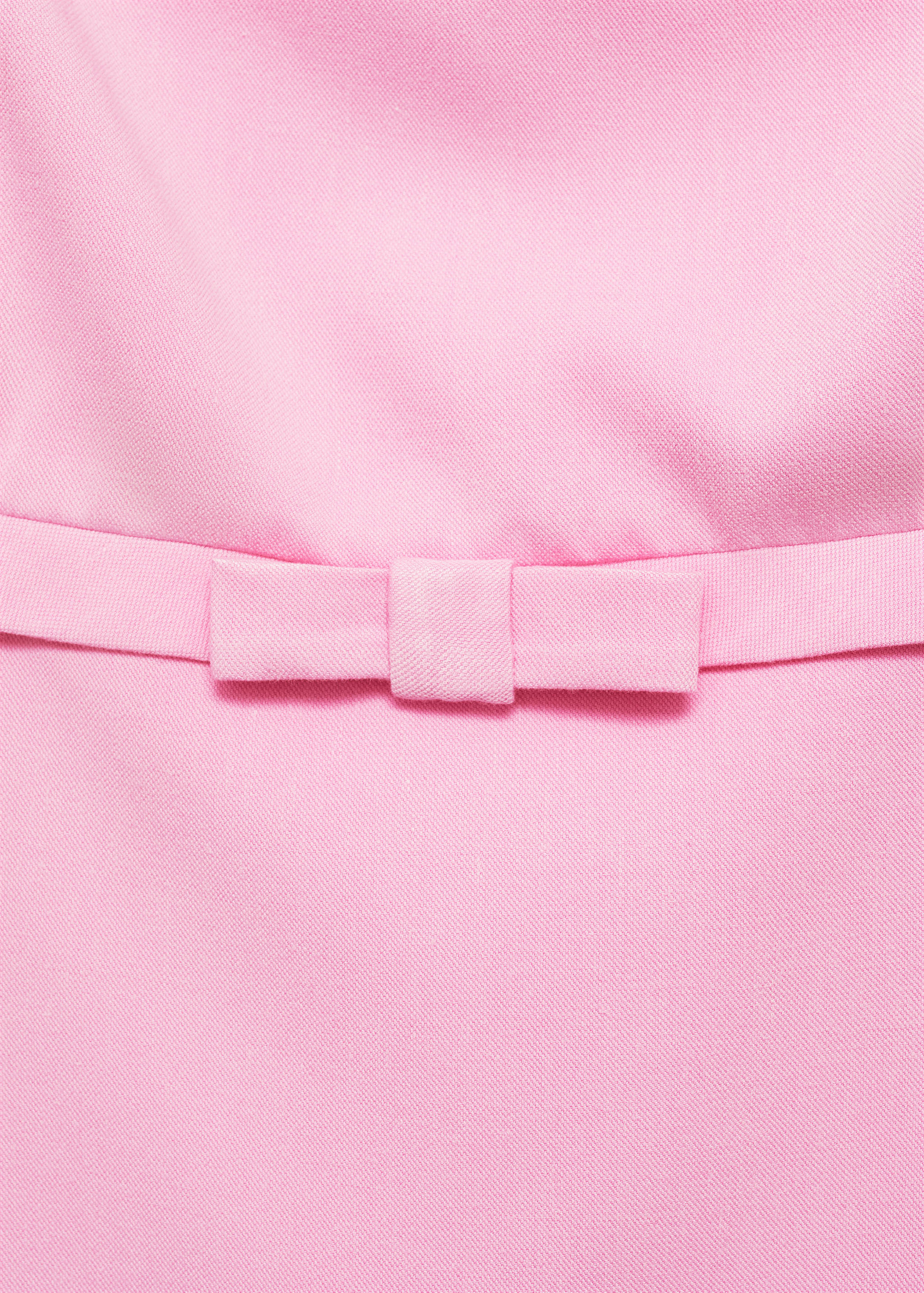 Short dress with bow detail - Details of the article 8