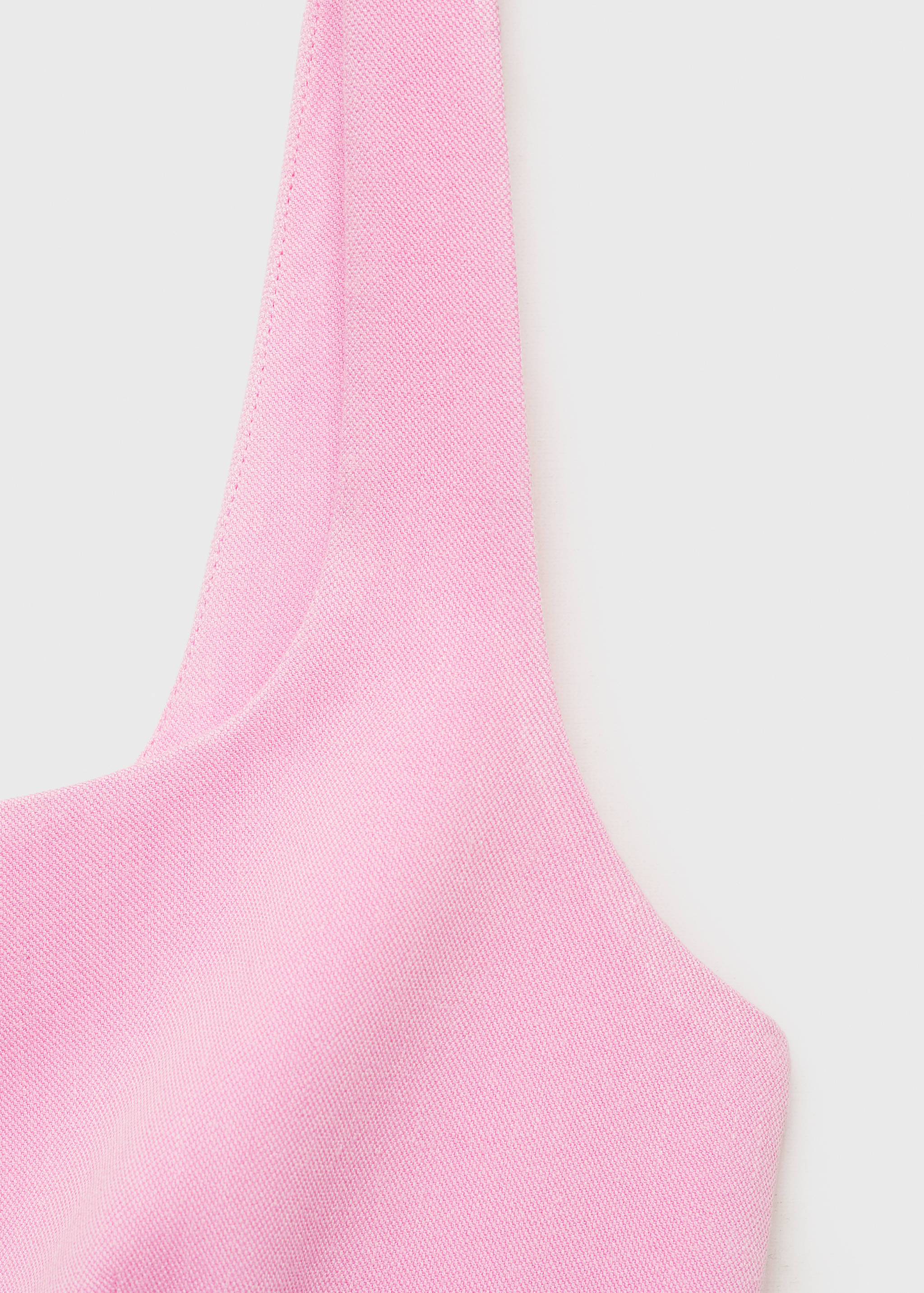 Short dress with bow detail - Details of the article 0