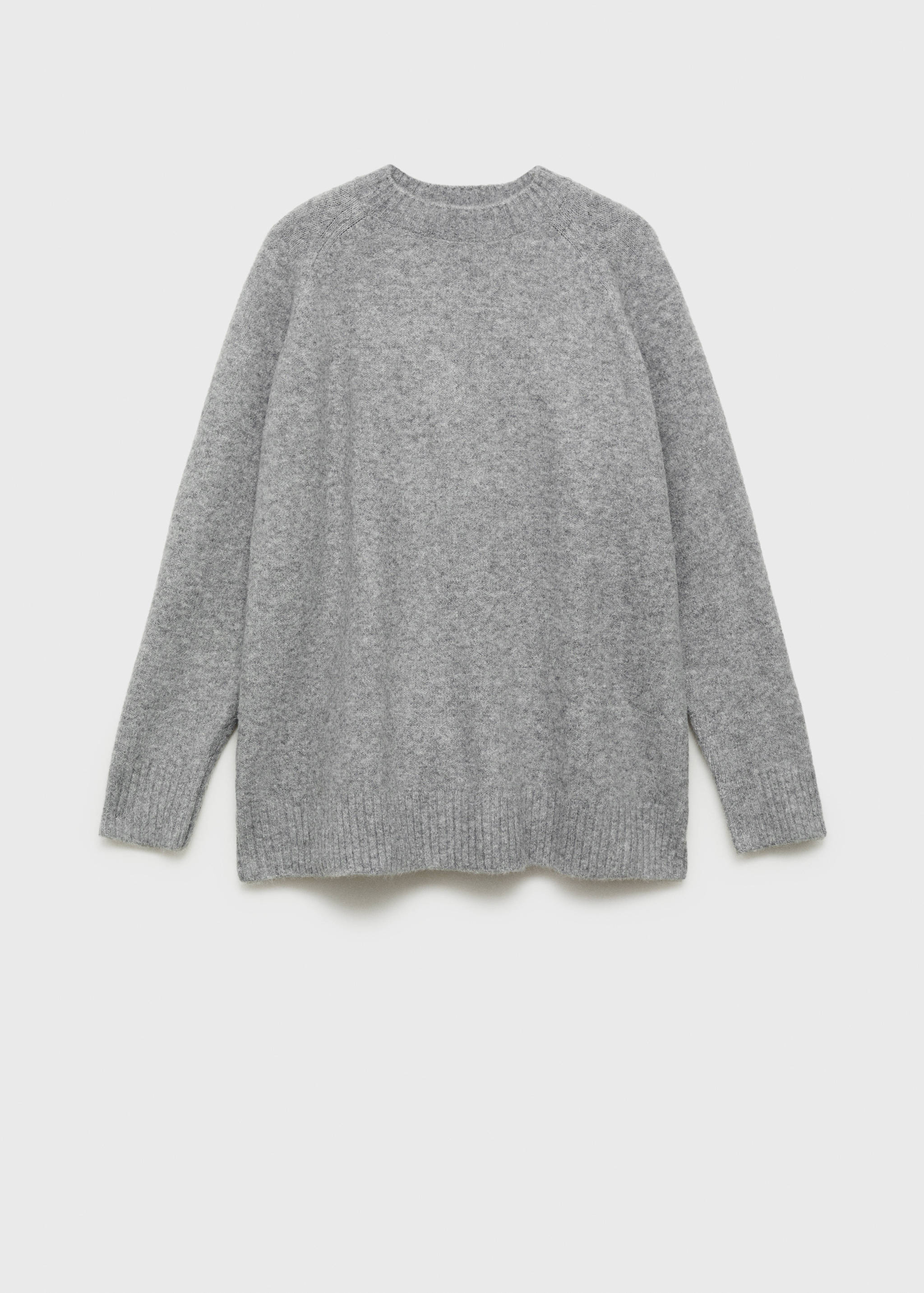 Round-neck knitted sweater - Article without model