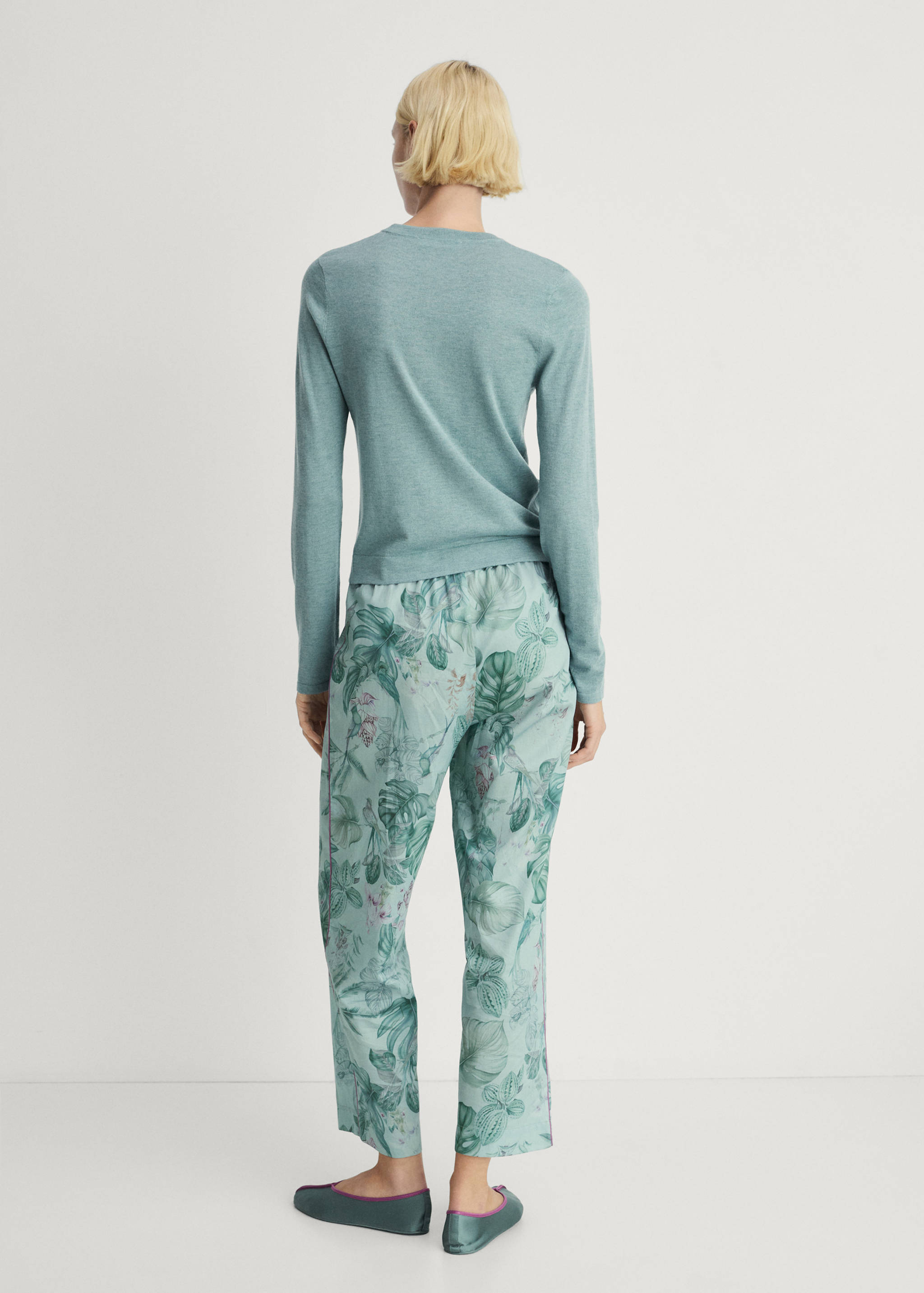 Jersey punto cuello redondo - Reverso del artículo