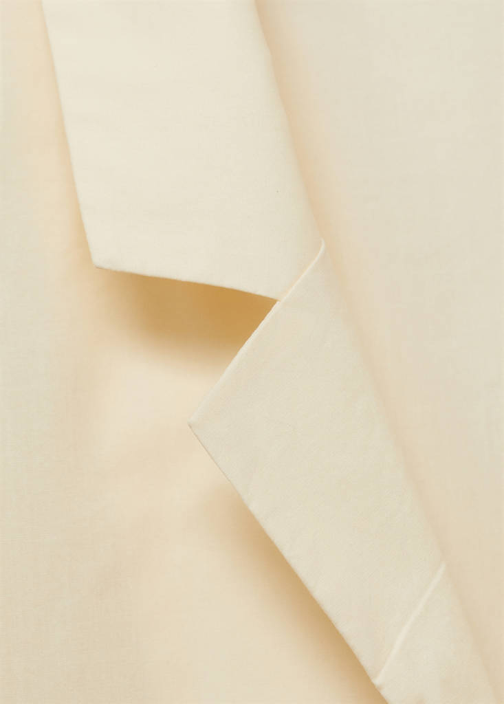 Garment-washed cotton nightgown — Vanilla