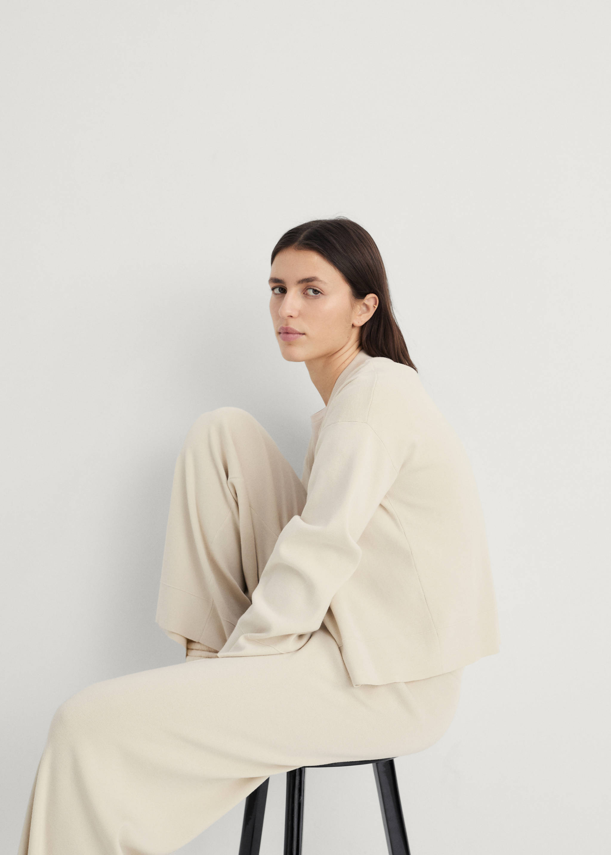 Rib-knit jacket with zip - Details of the article 2