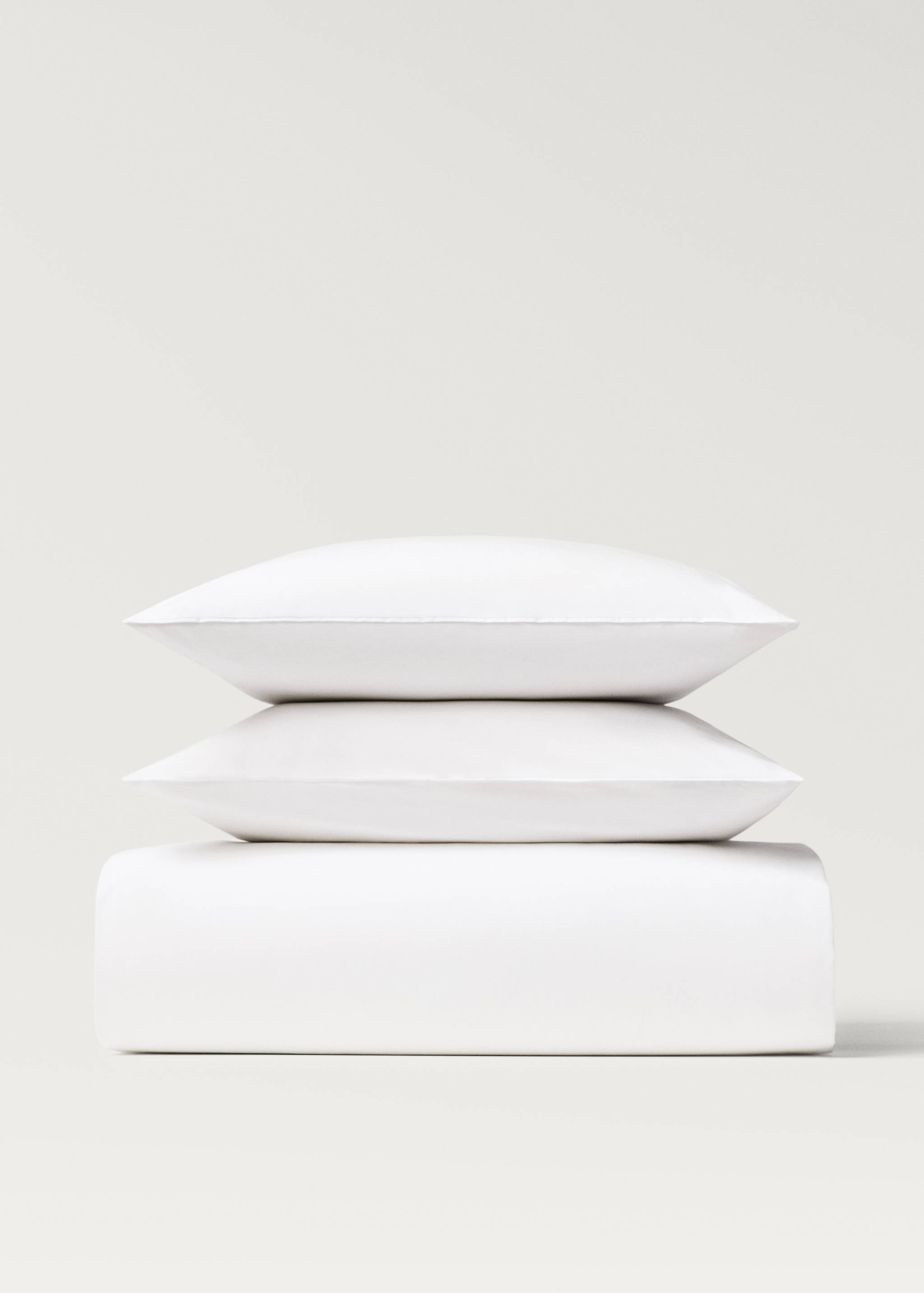 Bettbezug aus Baumwoll-Perkal mit Fadendichte 300 für 150/160 cm Bett - Artikel ohne Model