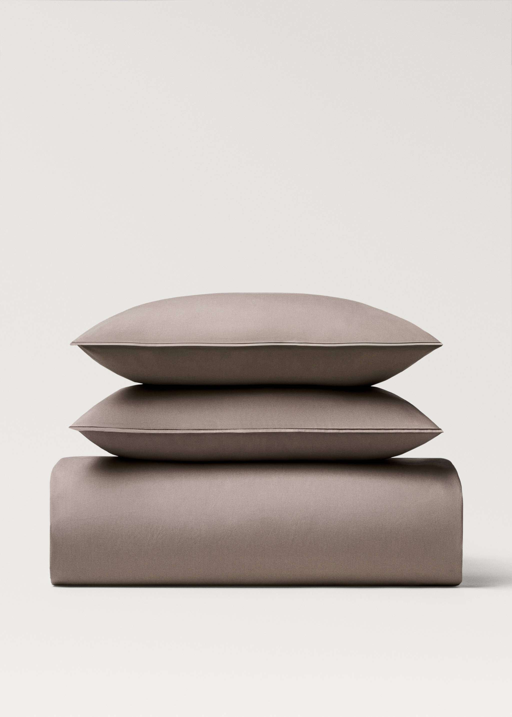 Bettbezug aus Baumwoll-Perkal mit Fadendichte 300 für 150/160 cm Bett - Artikel ohne Model