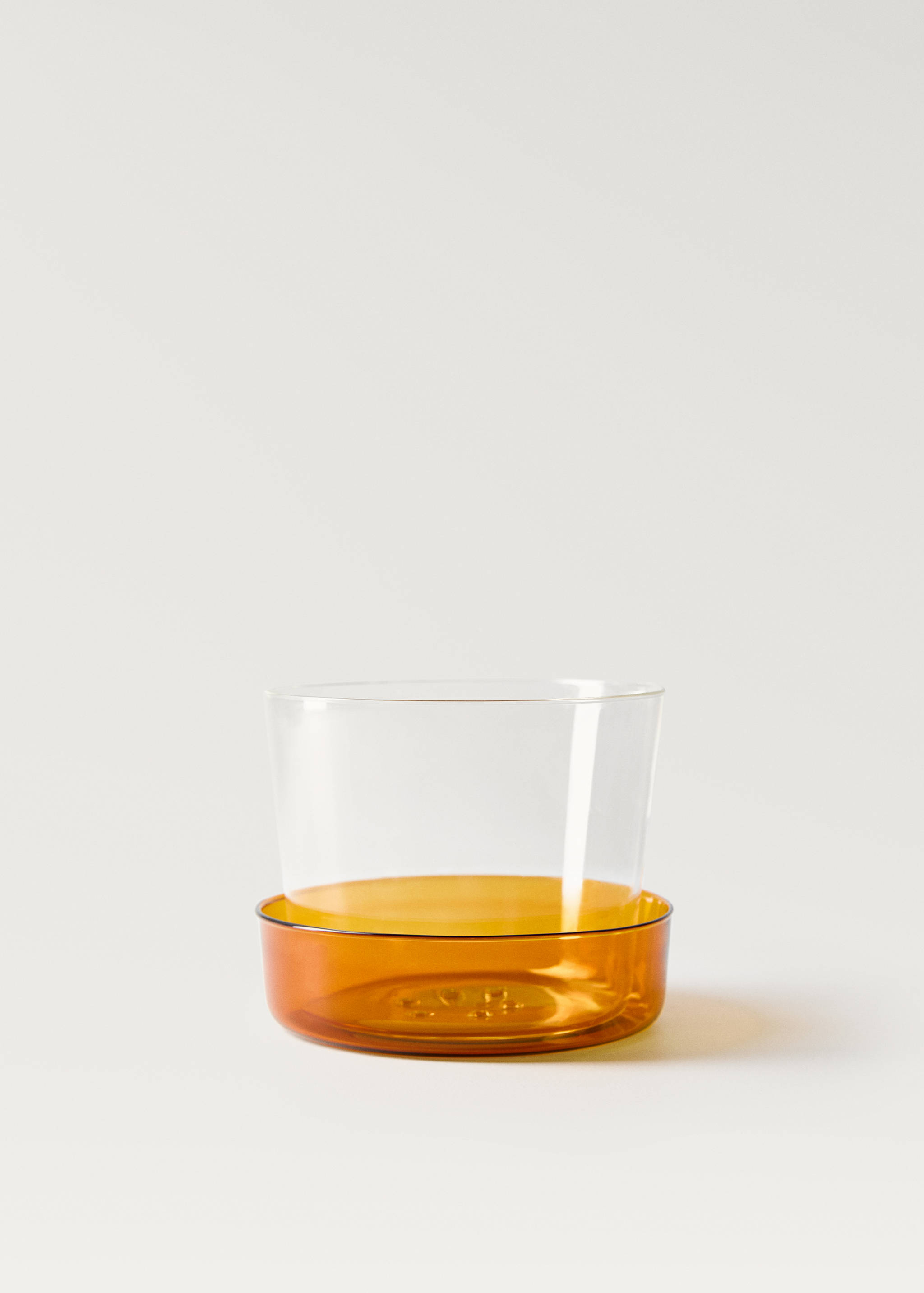 Two-tone borosilicate flower plot - Article without model